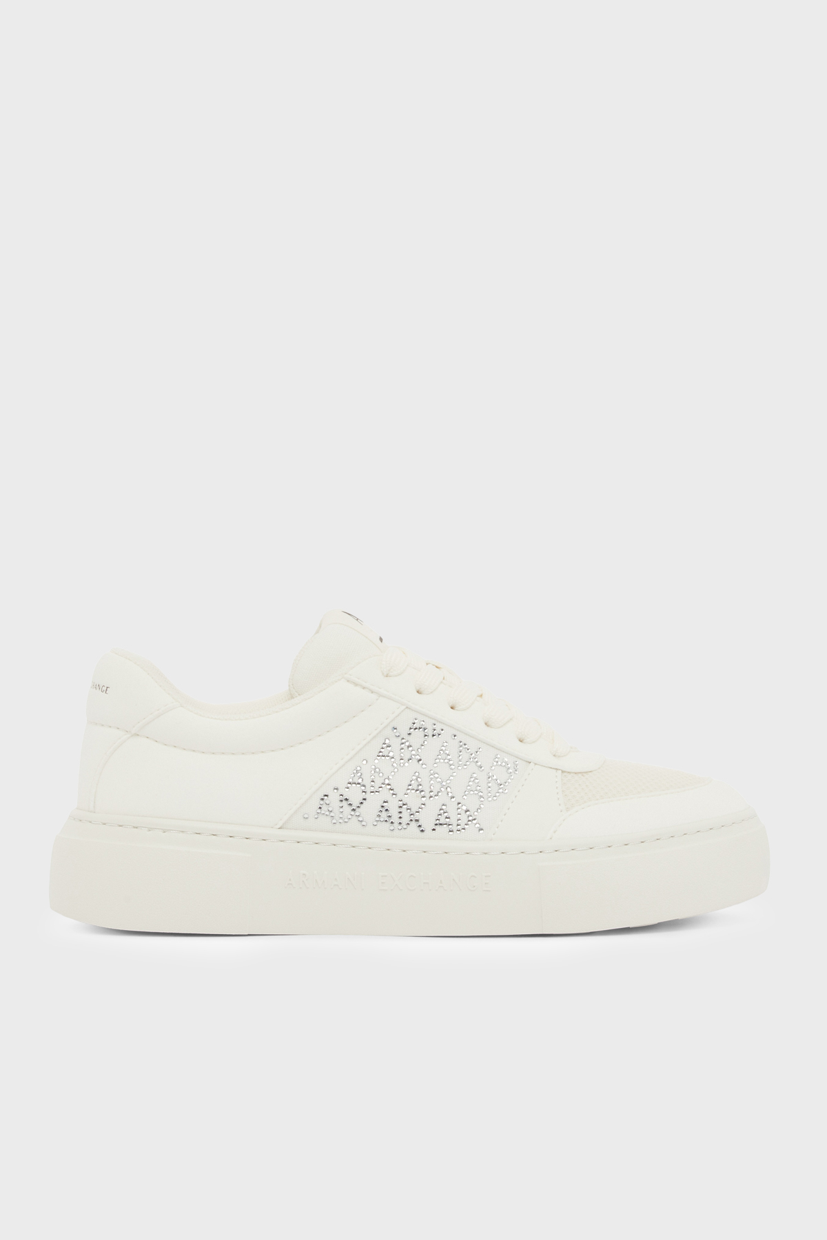 Armani Exchange Taşlı Logo Sneaker Kadın Ayakkabı XW002788 AF23057 U0011 BEYAZ