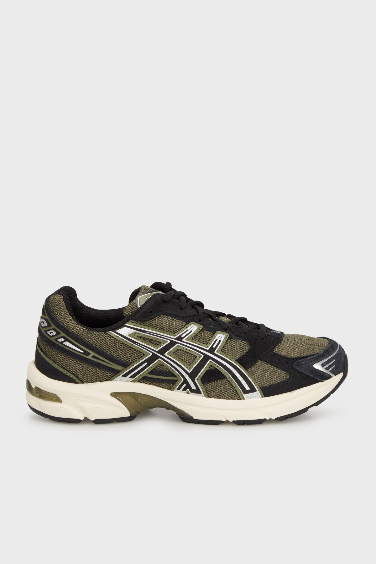 Asics Logolu Sneaker Unisex Ayakkabı 1203A610-300 HAKİ-SİYAH