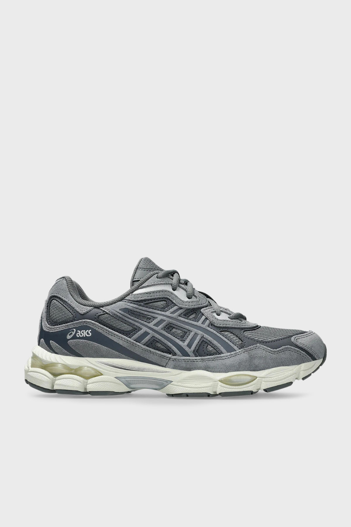 Asics Logolu Süet Detaylı Sneaker Unisex Ayakkabı 1203A739-020 GRİ-KOYU GRİ