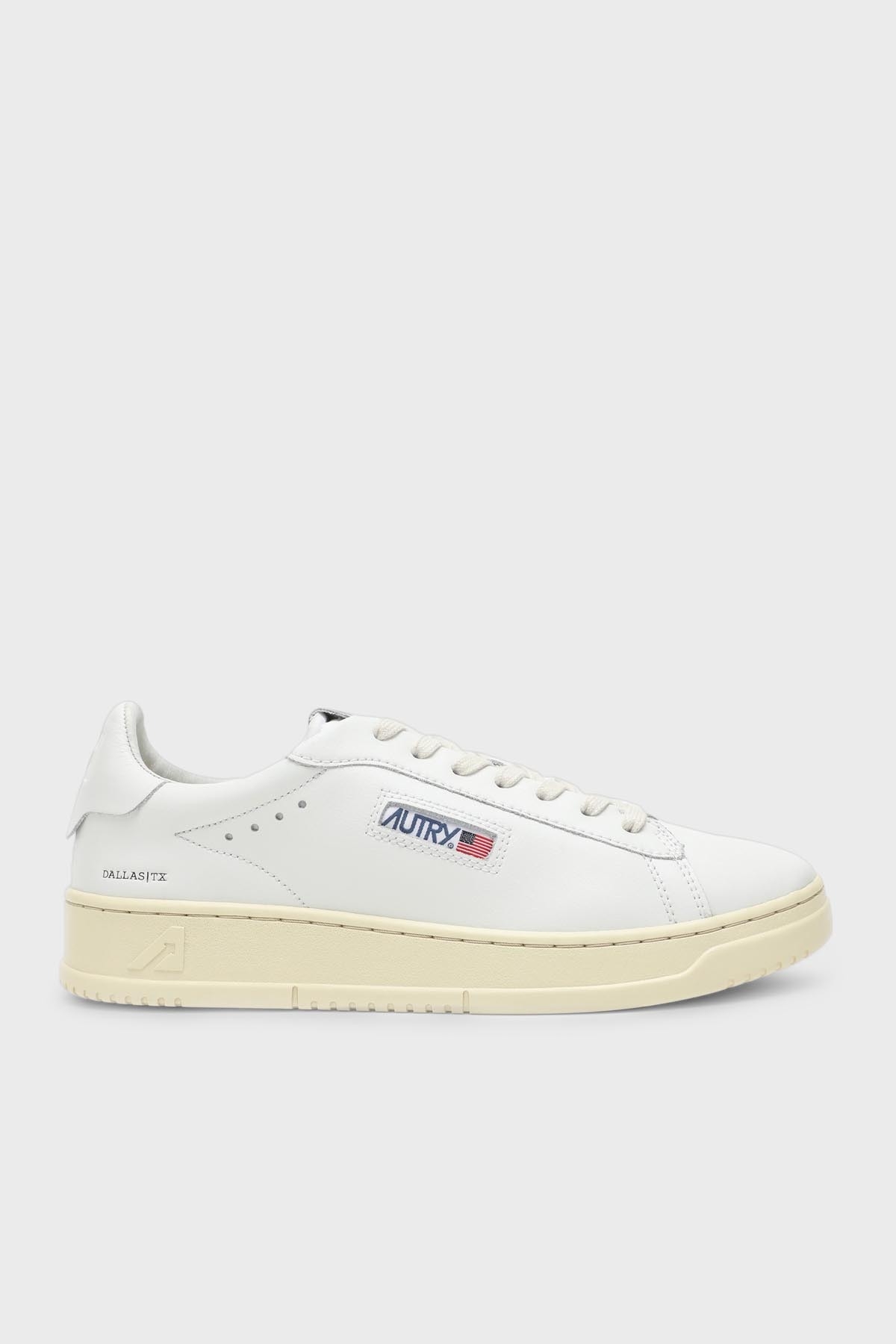 Autry Dallas Hakiki Deri Sneaker Kadın Ayakkabı ADLW-NW01 BEYAZ