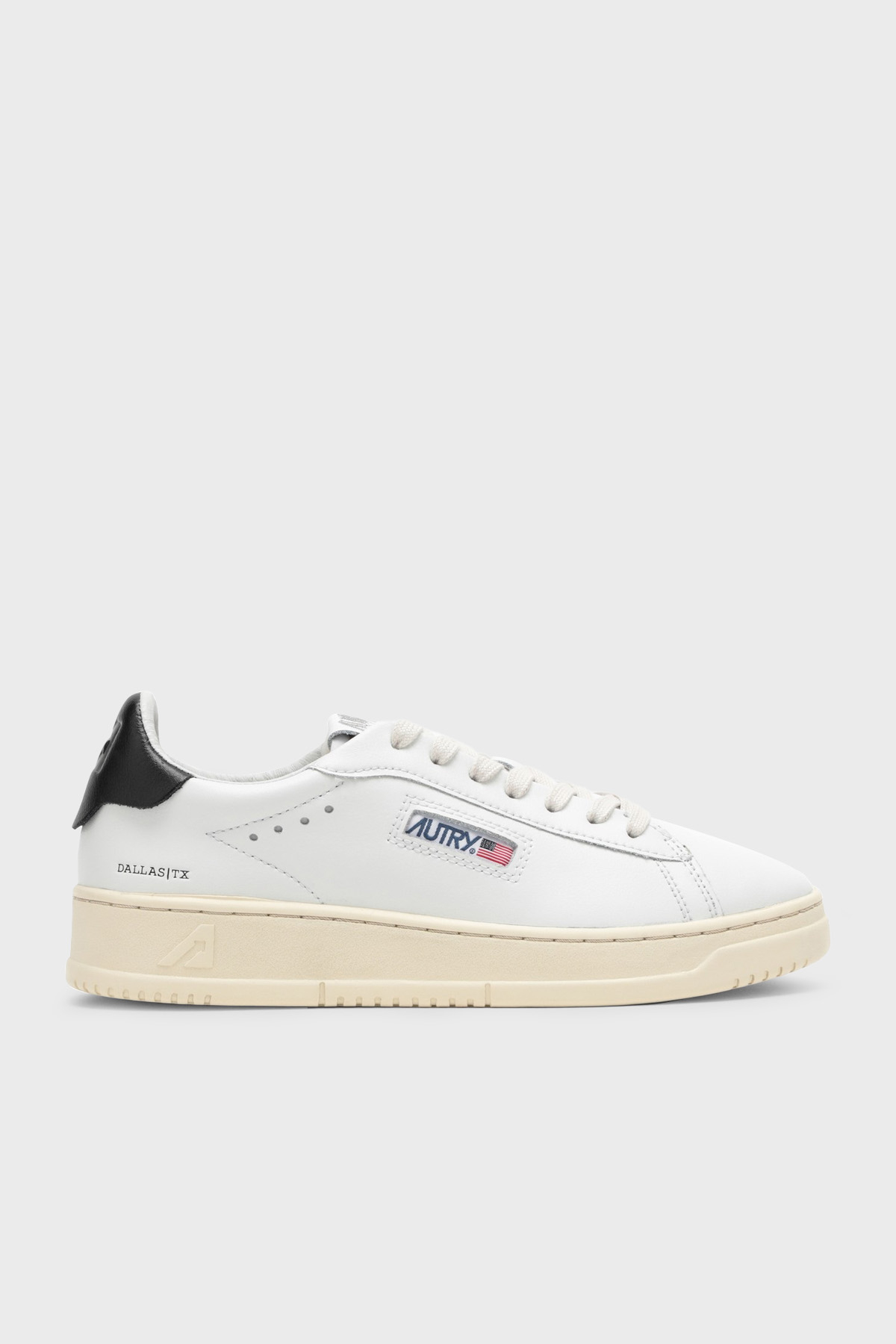 Autry Dallas Hakiki Deri Sneaker Kadın Ayakkabı ADLW-NW08 BEYAZ-SİYAH