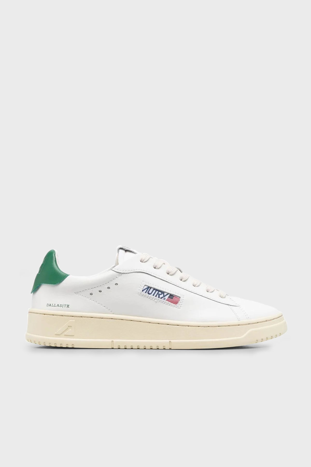Autry Dallas Hakiki Deri Sneaker Erkek Ayakkabı ADLM-NW02 BEYAZ-YEŞİL