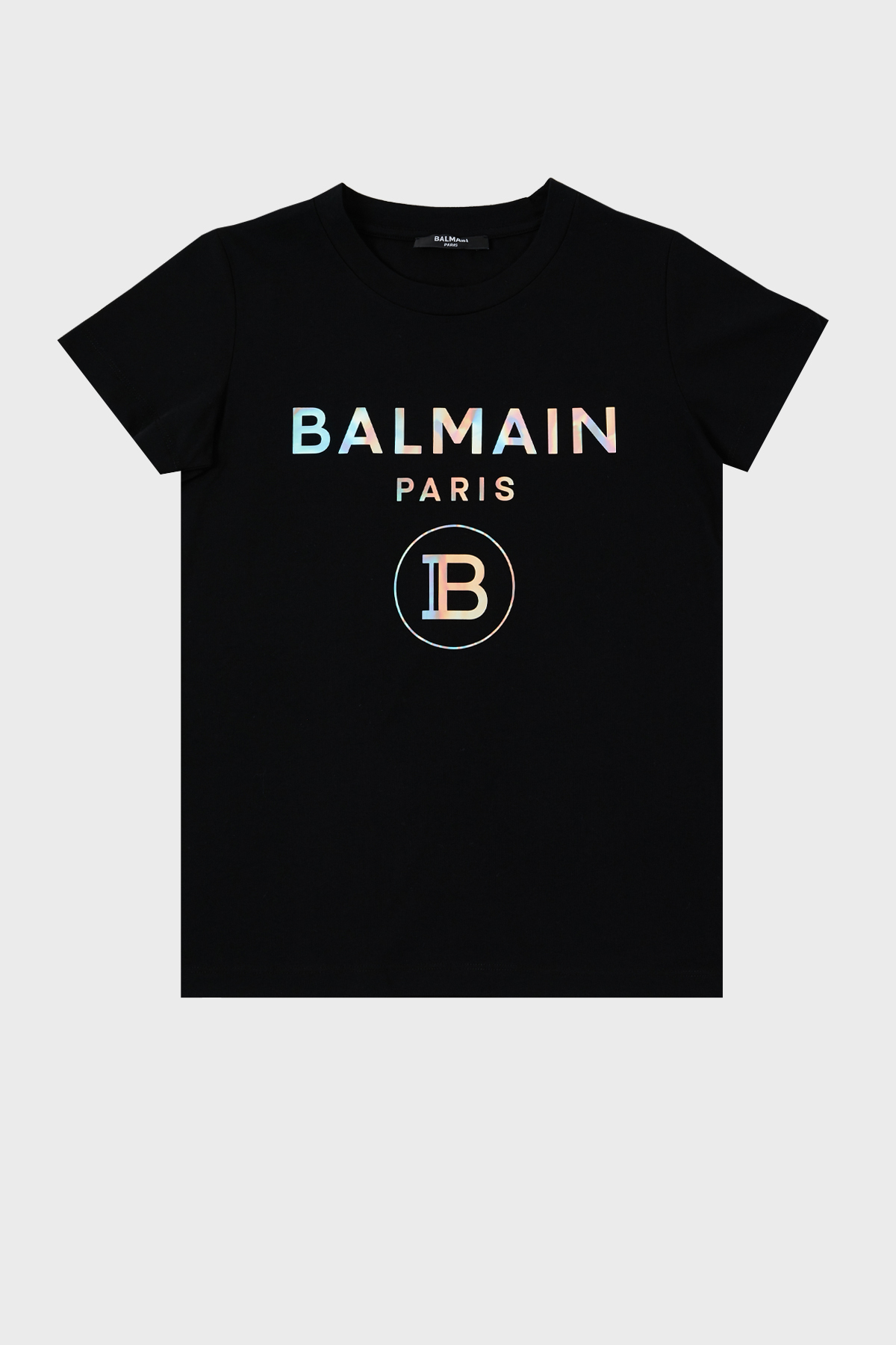 Balmain Pamuklu Bisiklet Yaka Çocuk T Shirt 6M8021 MX030 930MC SİYAH