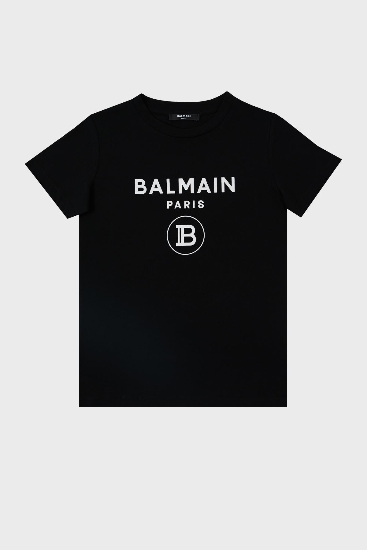 Balmain Pamuklu Bisiklet Yaka Çocuk T Shirt 6M8701 MX030 930BC SİYAH