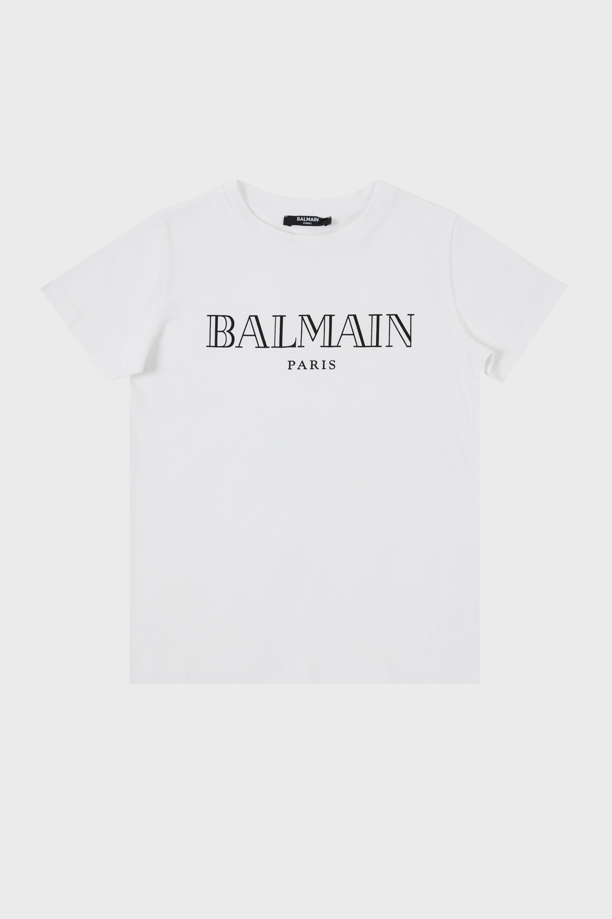 Balmain Pamuklu Bisiklet Yaka Çocuk T Shirt 6M8721 MX030 100 BEYAZ