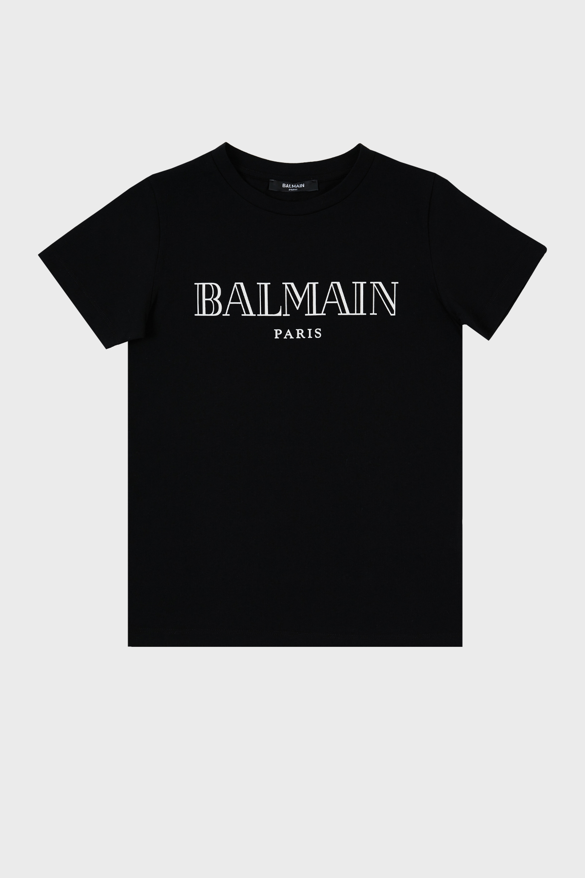 Balmain Pamuklu Bisiklet Yaka Çocuk T Shirt 6M8721 MX030 930 SİYAH