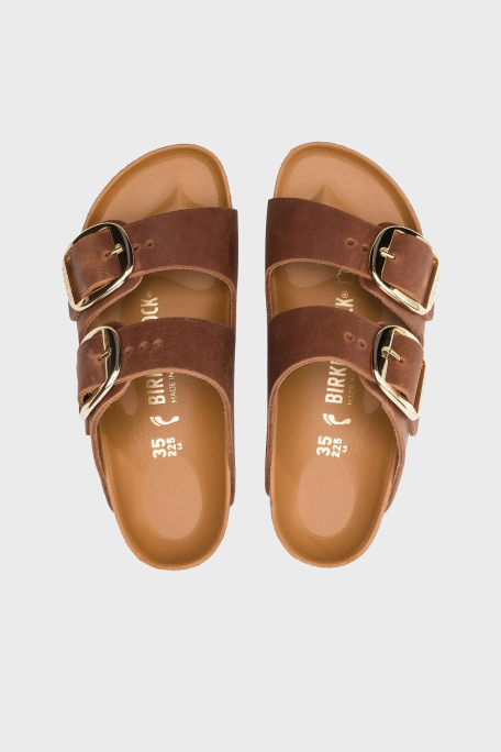 BIRKENSTOCK Arizona 新品　25㎝ Birkenstock Arizona Big Buckle Leoi % 100 Deri Çift Bantlı Kadın