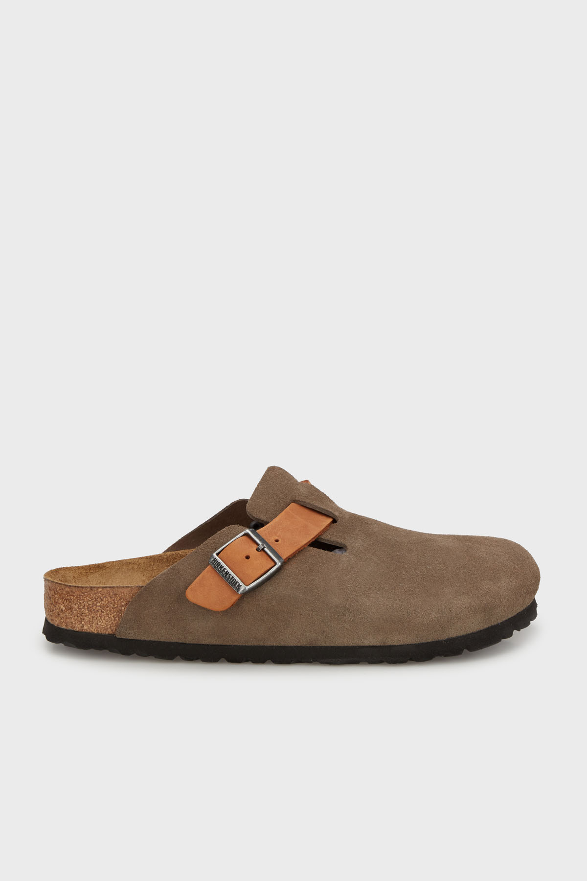 Birkenstock Boston Vl Leoi Süet Kapalı Erkek Terlik 1029193 VİZON