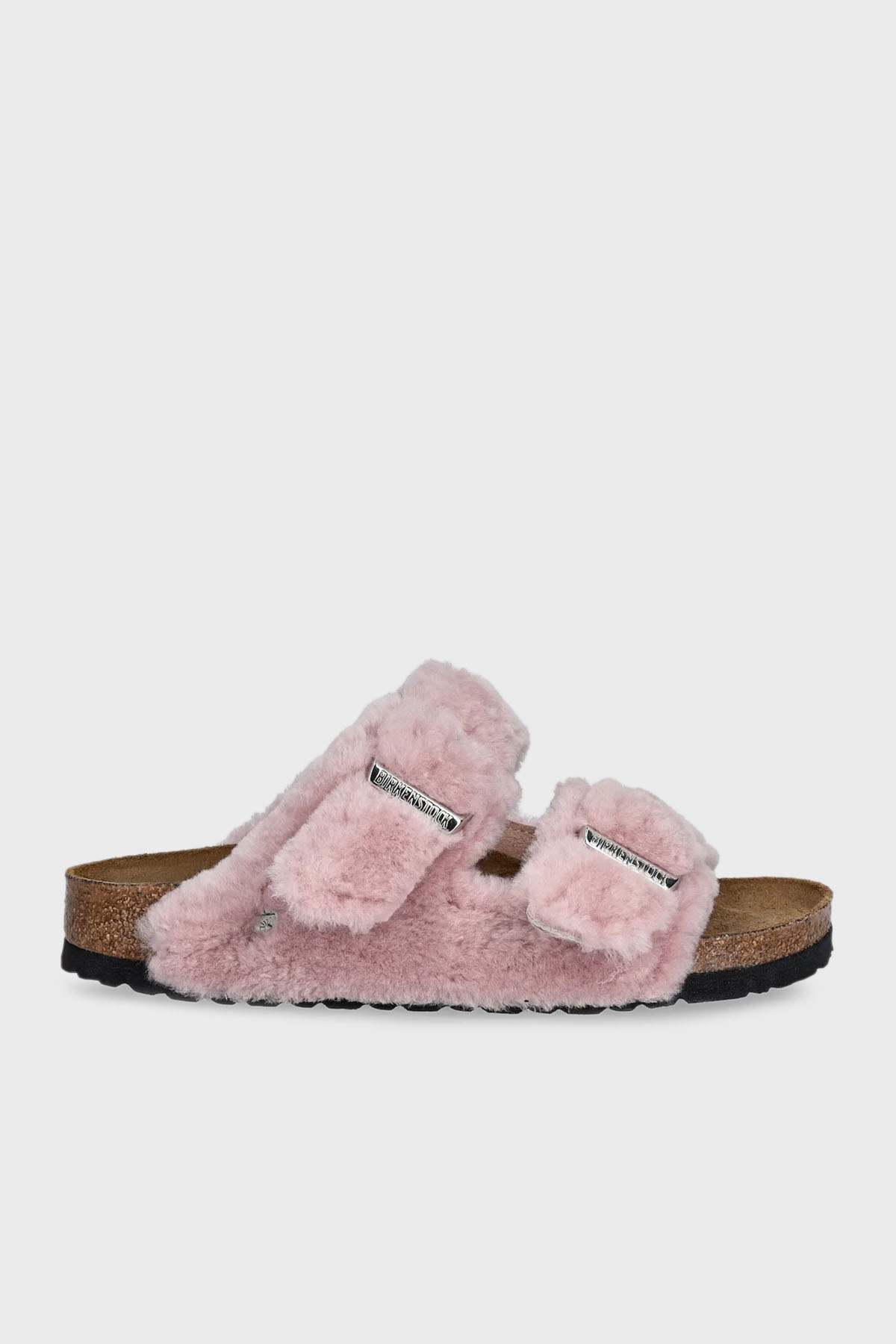 Birkenstock Yünlü Bantlı Unisex Terlik 1030274 PUDRA