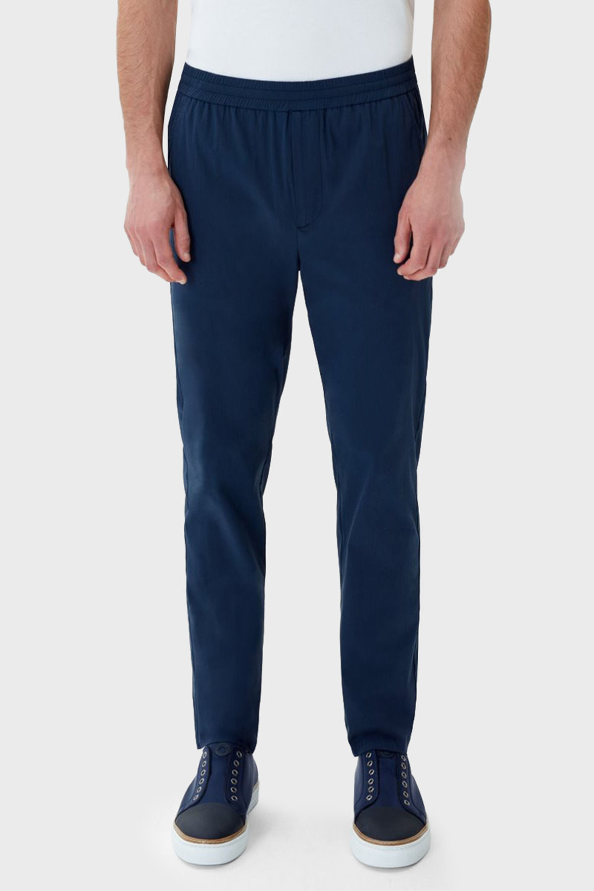 Bluemint Ace Pamuk Karışımlı Esnek Bel Bantlı Comfort Fit Jogger Erkek Pantolon BM23009256MS 155 LACİVERT