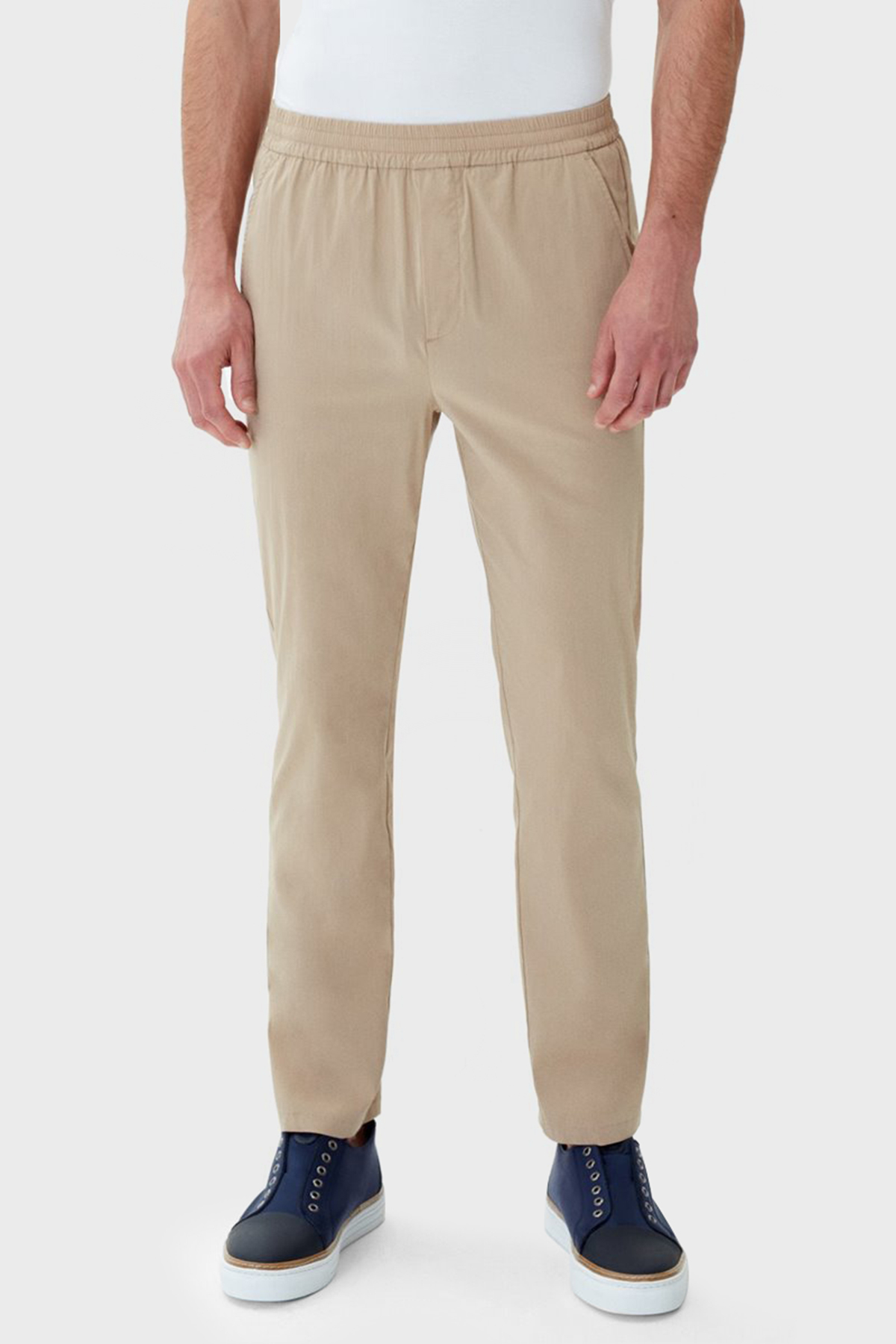 Bluemint Ace Pamuk Karışımlı Esnek Bel Bantlı Comfort Fit Jogger Erkek Pantolon BM23009256MS 214 CAMEL