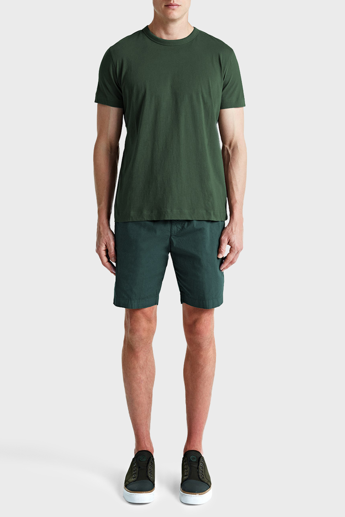 Bluemint Ace Pamuklu Tailored Fit Bermuda Erkek Short BM24004255MS 1004 YEŞİL
