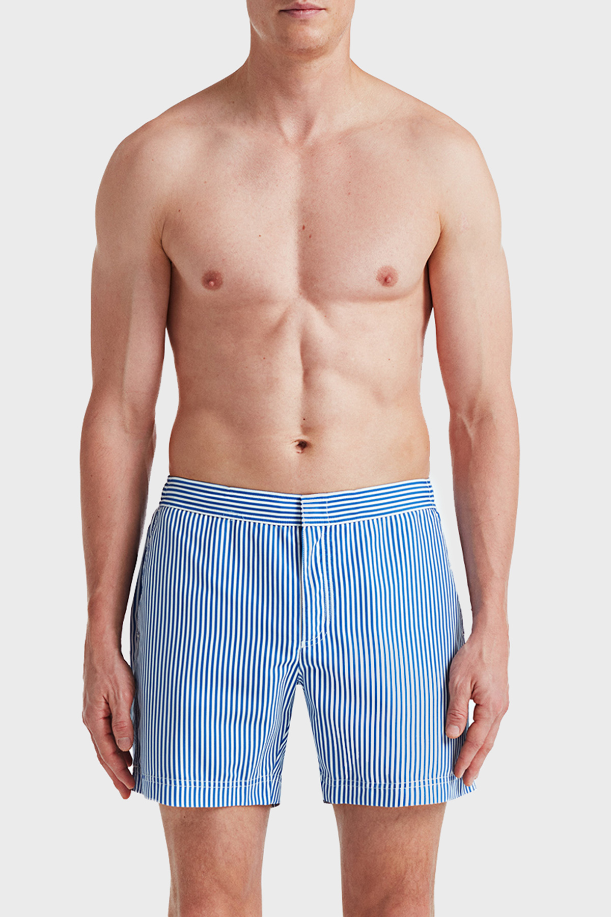 Bluemint Bond Tailored Fit Cepli Deniz Şortu Hızlı Kuruyan Erkek Mayo Short BM24003012MS 270 MAVİ