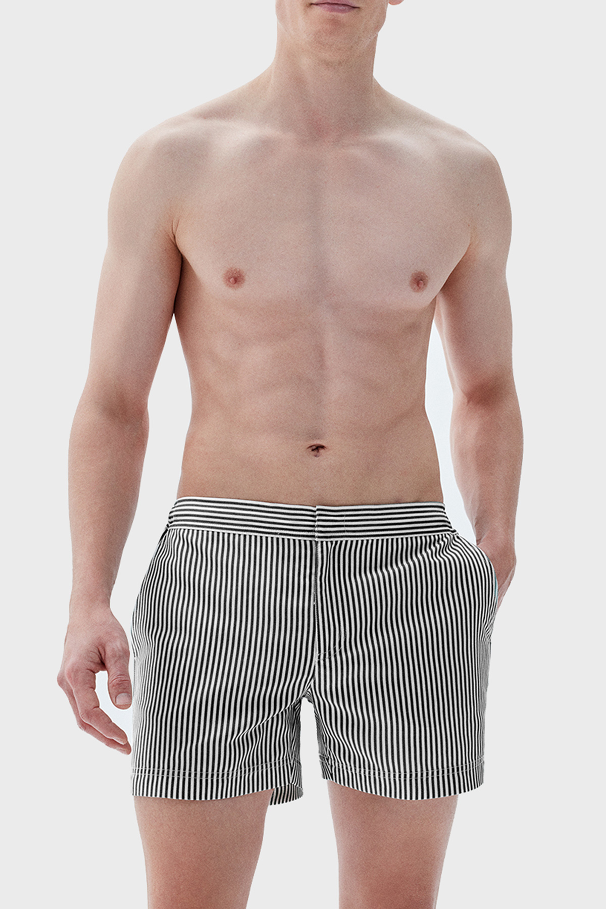 Bluemint Bond Tailored Fit Deniz Şortu Hızlı Kuruyan Erkek Mayo Short BM22003012MS 388 SİYAH