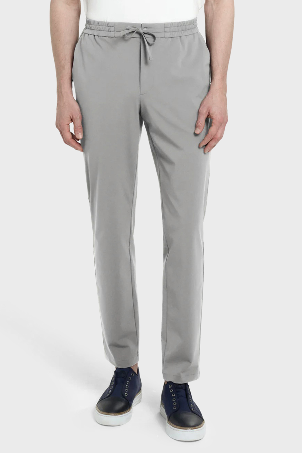 Bluemint Comfort Normal Bel Daralan Paça Erkek Pantolon TRAVELTECH 317 GRİ