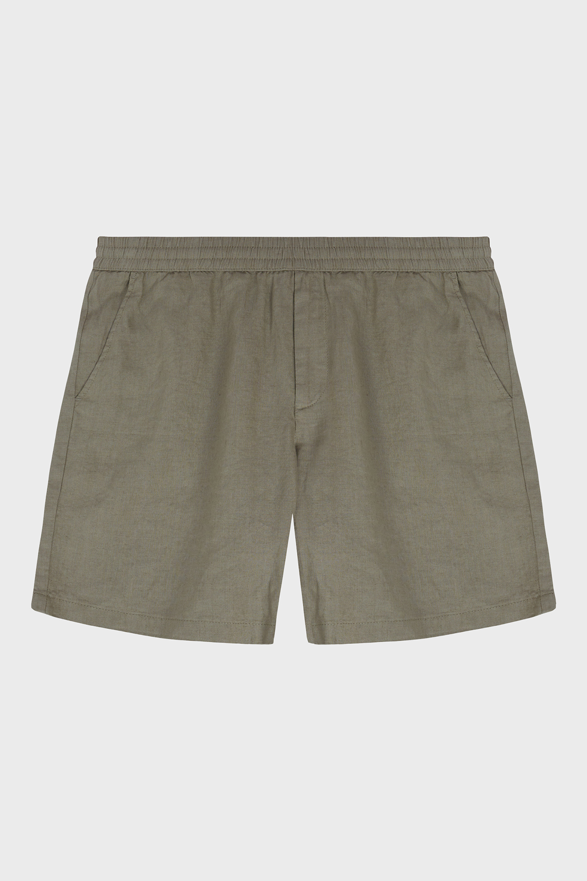 Bluemint Edmund % 100 Keten Comfort Fit Erkek Short BM24004384MS 1021 AÇIK YEŞİL