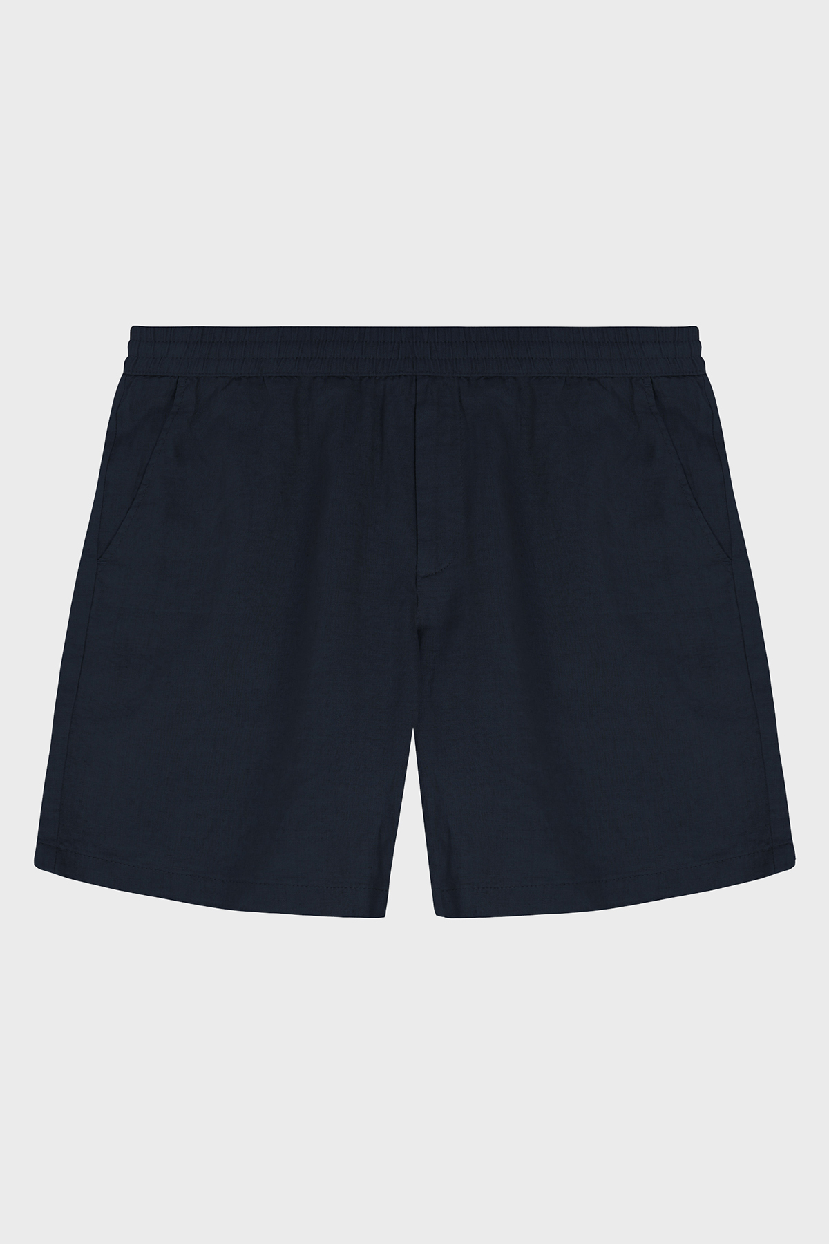 Bluemint Edmund % 100 Keten Comfort Fit Erkek Short BM24004384MS 155 LACİVERT