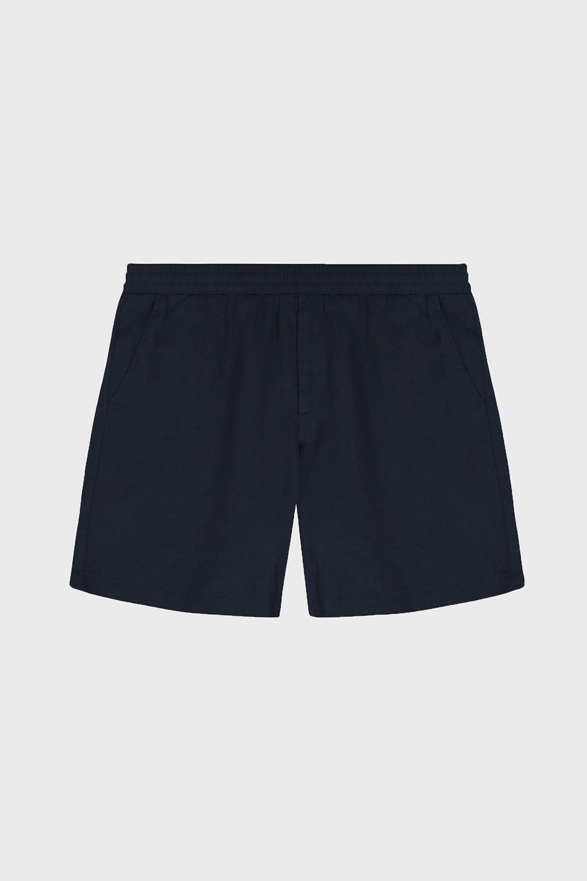 Bluemint Keten Relaxed Fit Lastikli Bel Jogger Erkek Şort EDMUNDJOGG 155 LACİVERT
