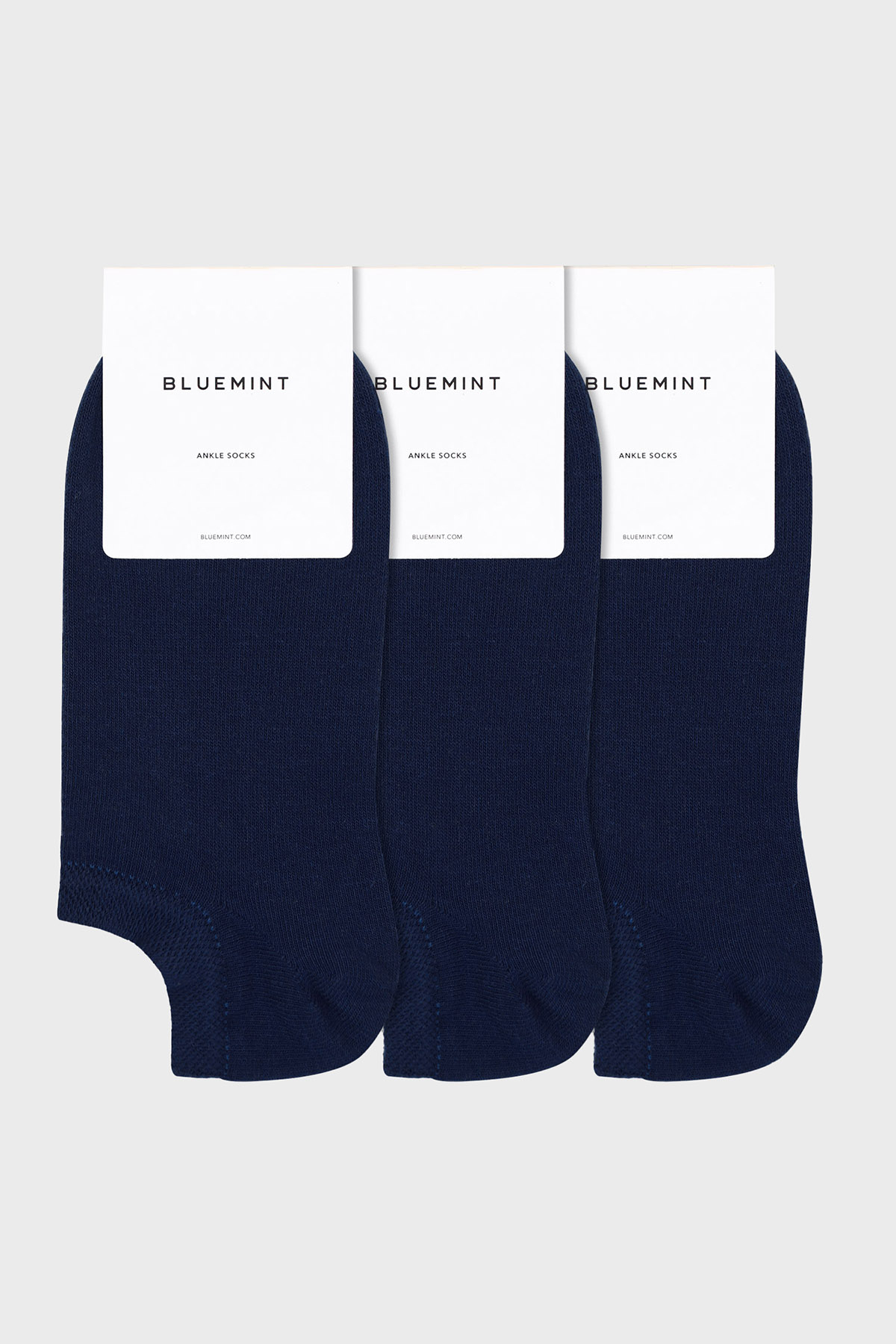 Bluemint Logolu Streç Pamuklu Kısa Erkek Çorap BM250232624A 155 KOYU LACİVERT