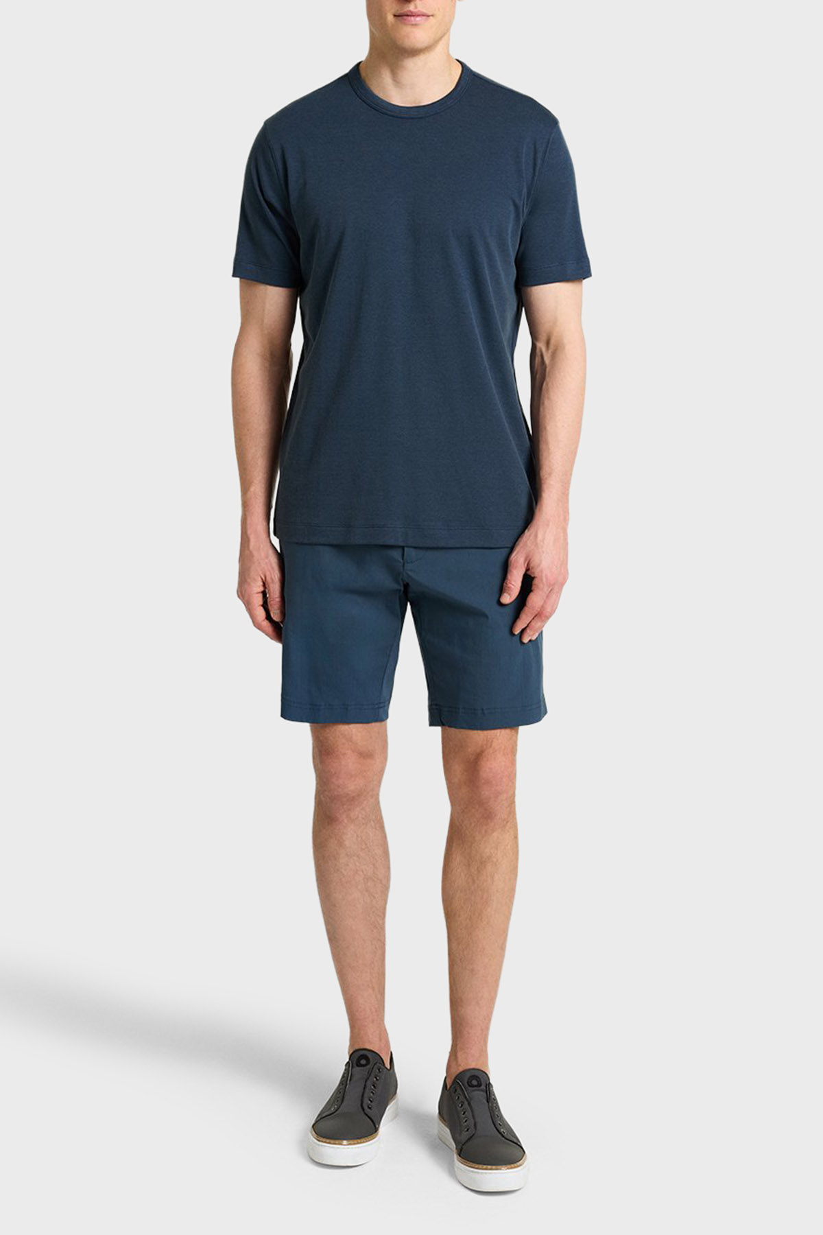 Bluemint Pamuklu Tailored Fit Normal Bel Bermuda Erkek Short BM25004255MS 313 İNDİGO