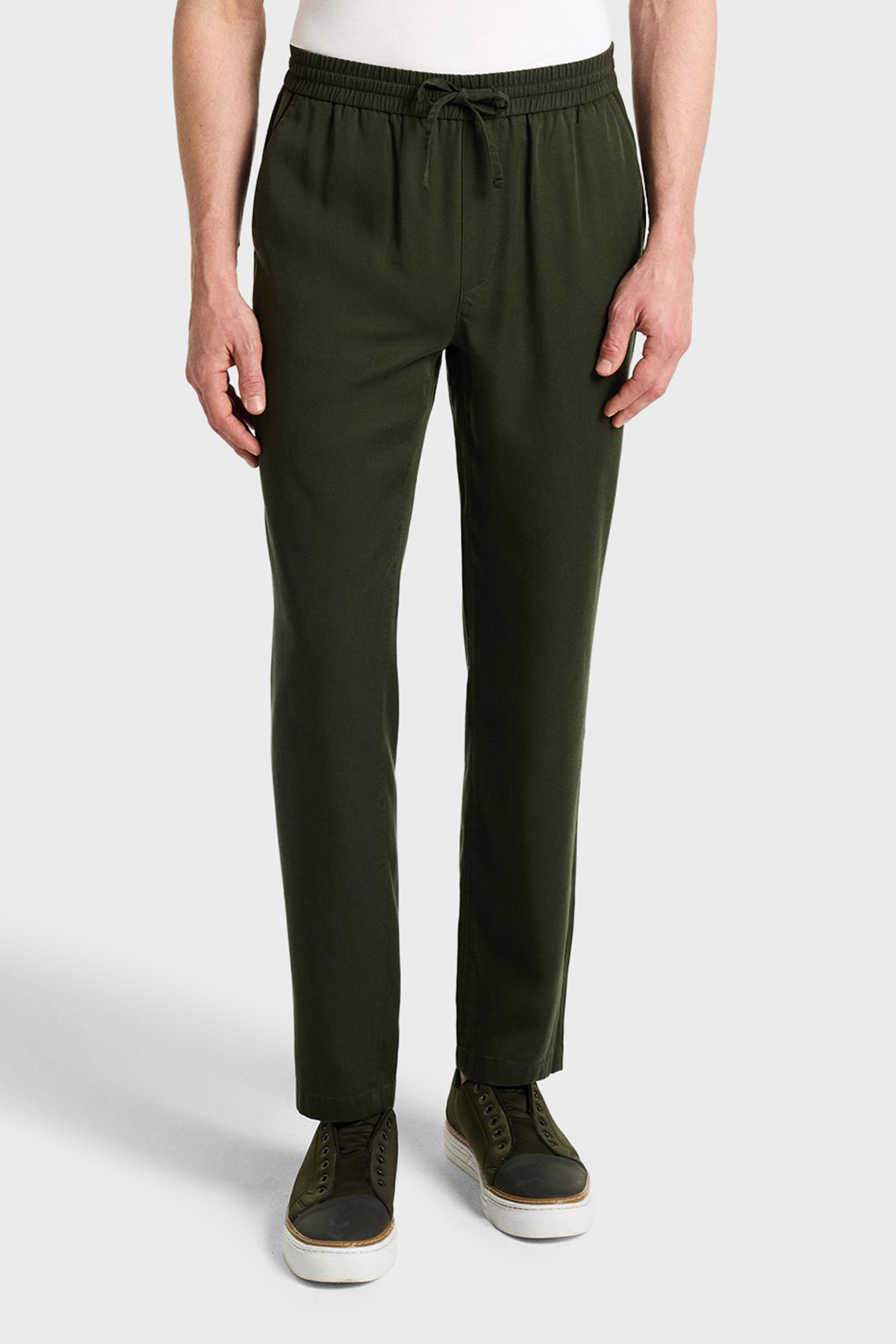 Bluemint Regular Fit Normal Bel Daralan Paça Jogger Erkek Pantolon BM25009503MS 555 Zeytin Yeşil