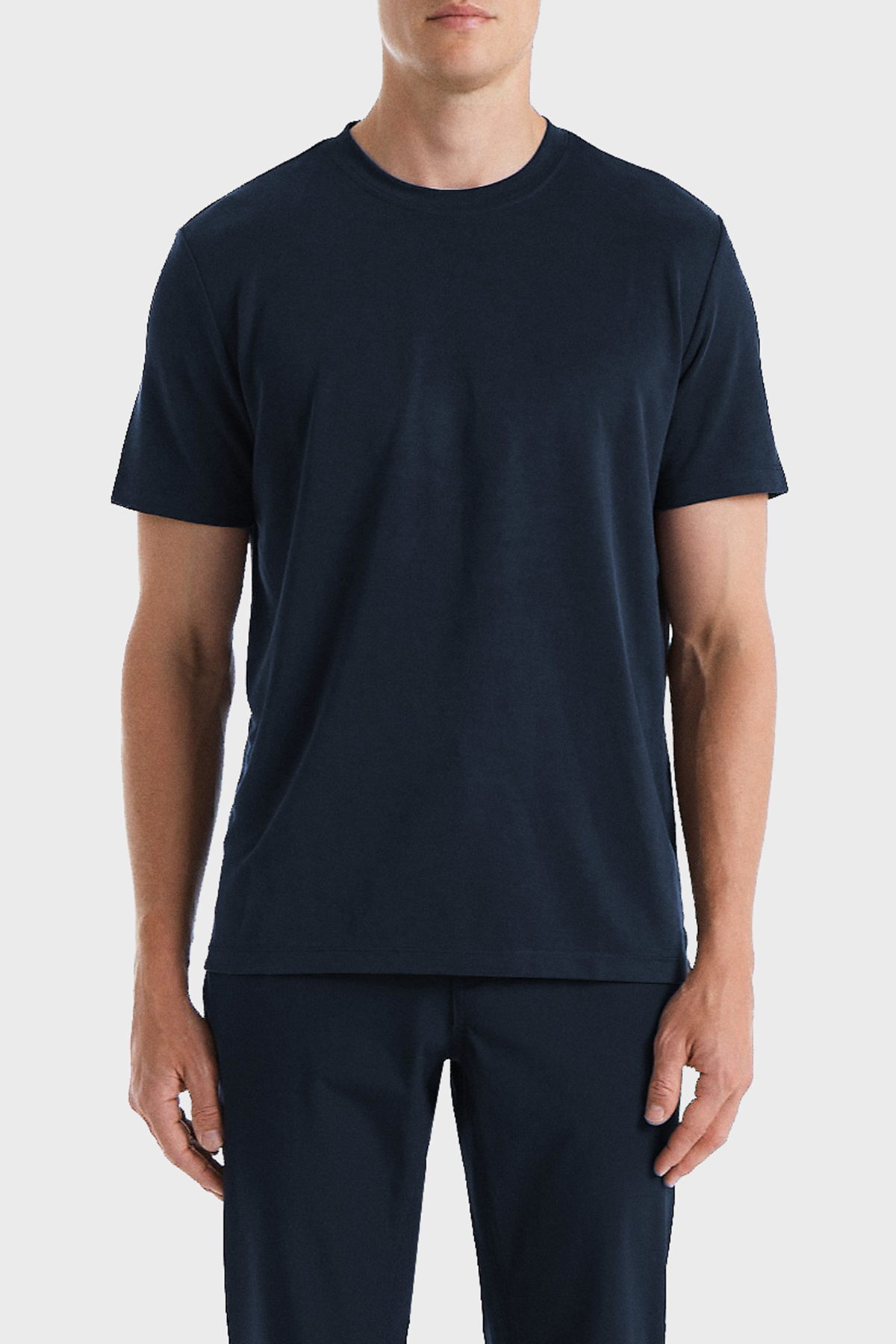 Bluemint Seth Modal Comfort Fit Bisiklet Yaka Erkek T Shirt BM24001333MW 155 LACİVERT