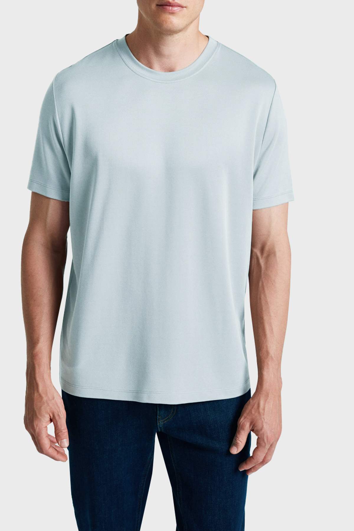 Bluemint Seth Modal Comfort Fit Bisiklet Yaka Erkek T Shirt BM24001333MW 630 MİNT
