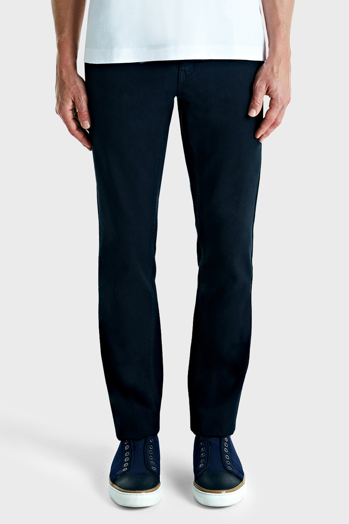 Bluemint Streç Pamuklu Slim Fit Normal Bel Boru Paça Erkek Pantolon BM24009361MS 155 KOYU LACİVERT