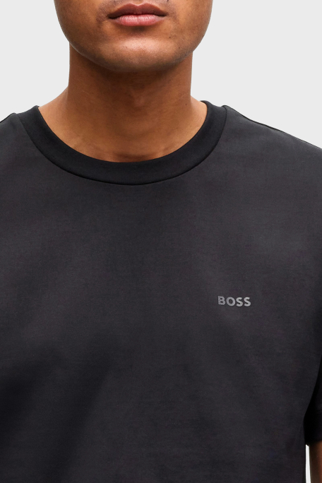 Boss % 100 Pamuk Bisiklet Yaka Regular Fit Jarse Erkek T Shirt