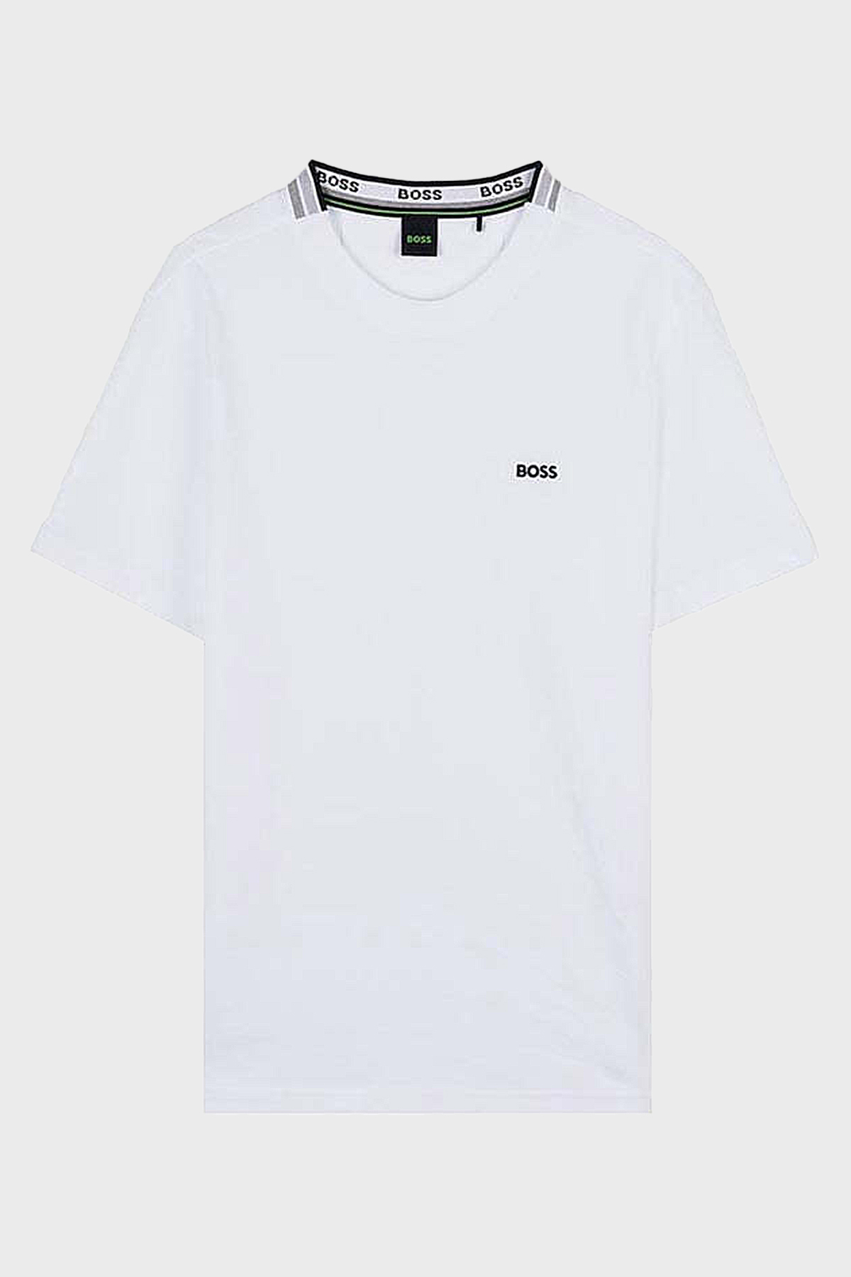 Boss % 100 Pamuk Regular Fit Bisiklet Yaka Erkek T Shirt 50575207 100 BEYAZ