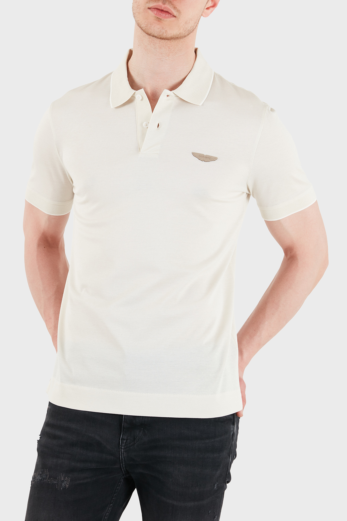 Boss % 100 Pamuk Regular Fit Düğmeli Erkek Polo 50566650 118 BEJ