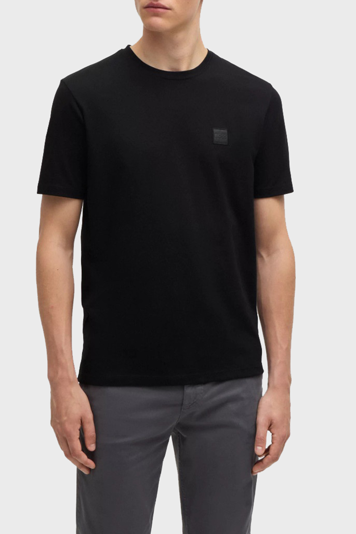 Boss % 100 Pamuk Relaxed Fit Bisiklet Yaka Erkek T Shirt 50508584 001 SİYAH