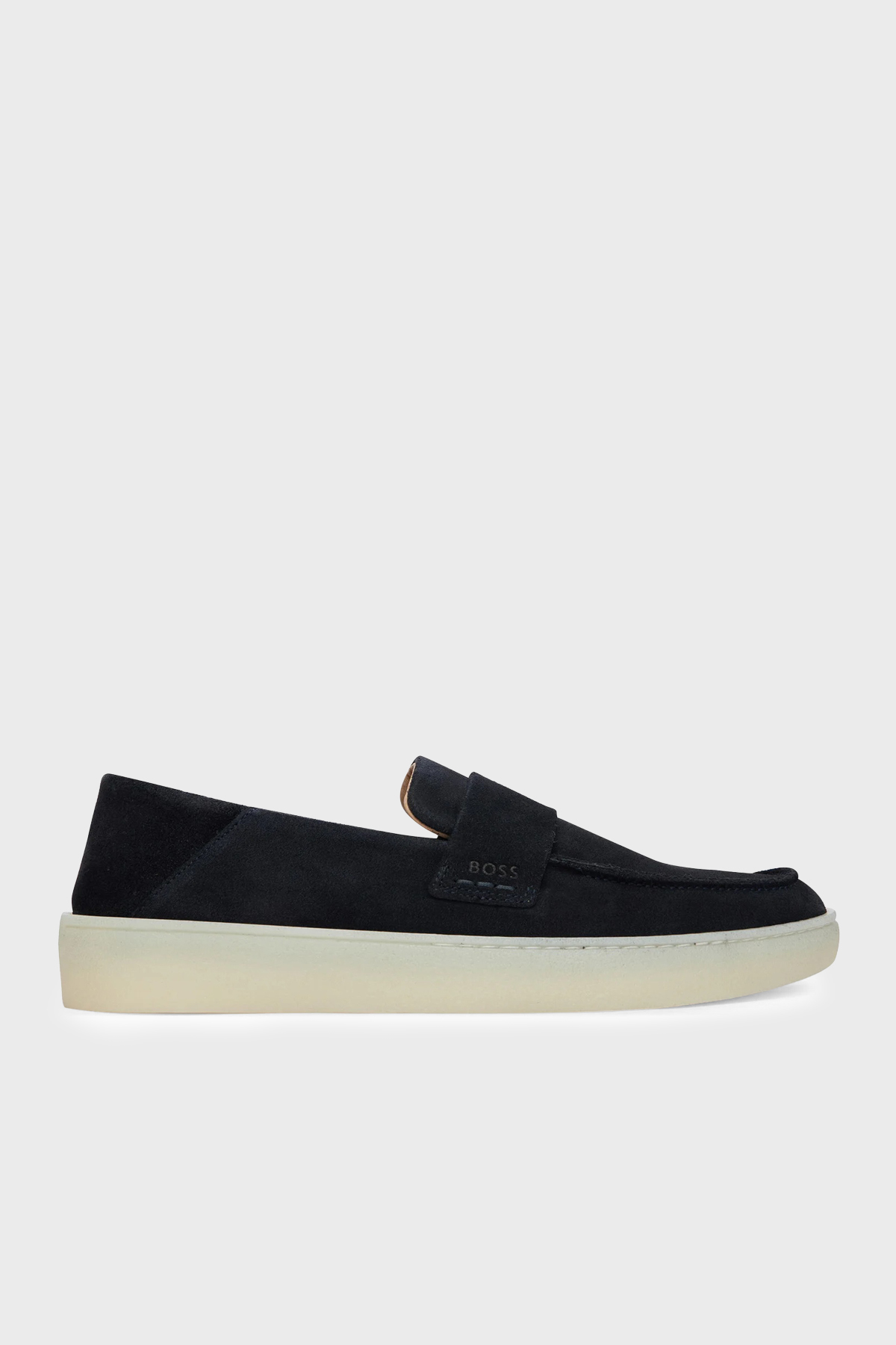 Boss Hakiki Deri Loafer Erkek Ayakkabı 50557699 401 LACİVERT