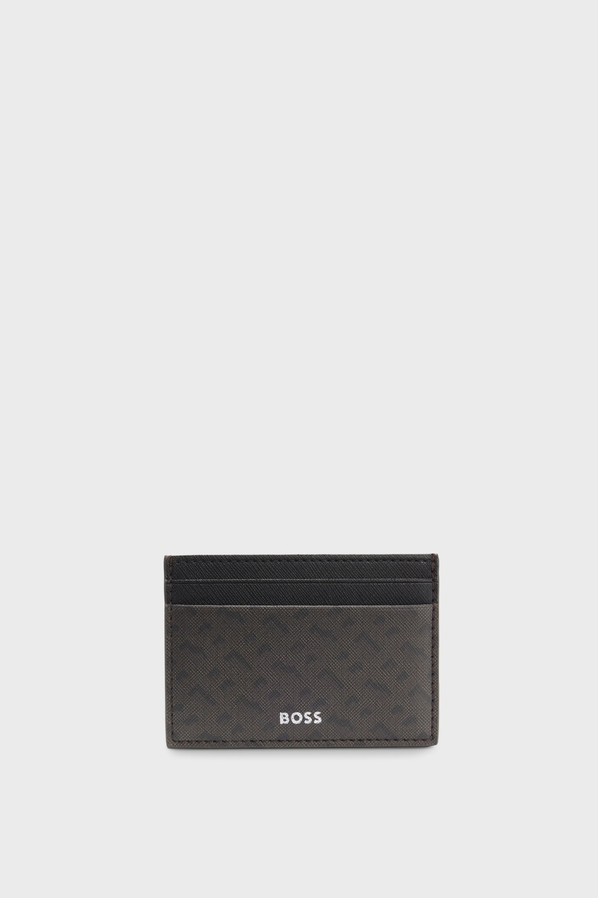 Boss Kabartma Logolu Deri Erkek Kartlık 50552845 201 KAHVE