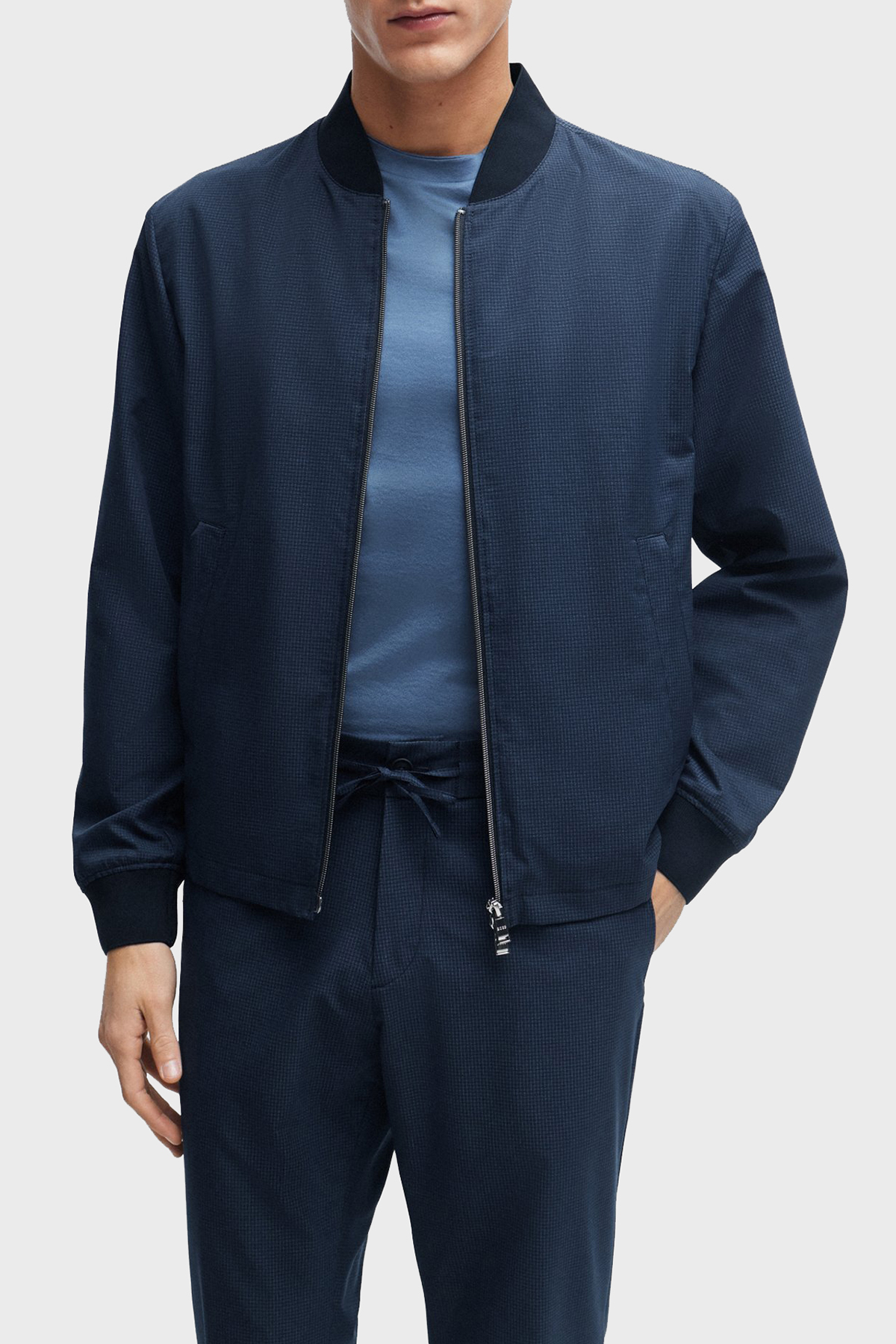 Boss Kırışmaya Dayanıklı Slim Fit Erkek Ceket 50513897 404 LACİVERT