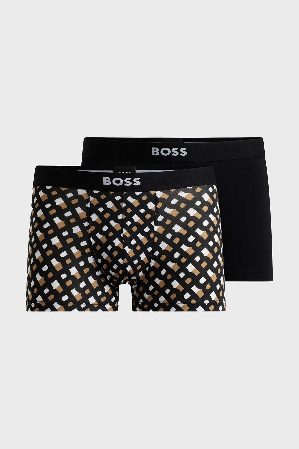 Boss Logolu 2 Pack Erkek Boxer 50517861 960 SİYAH