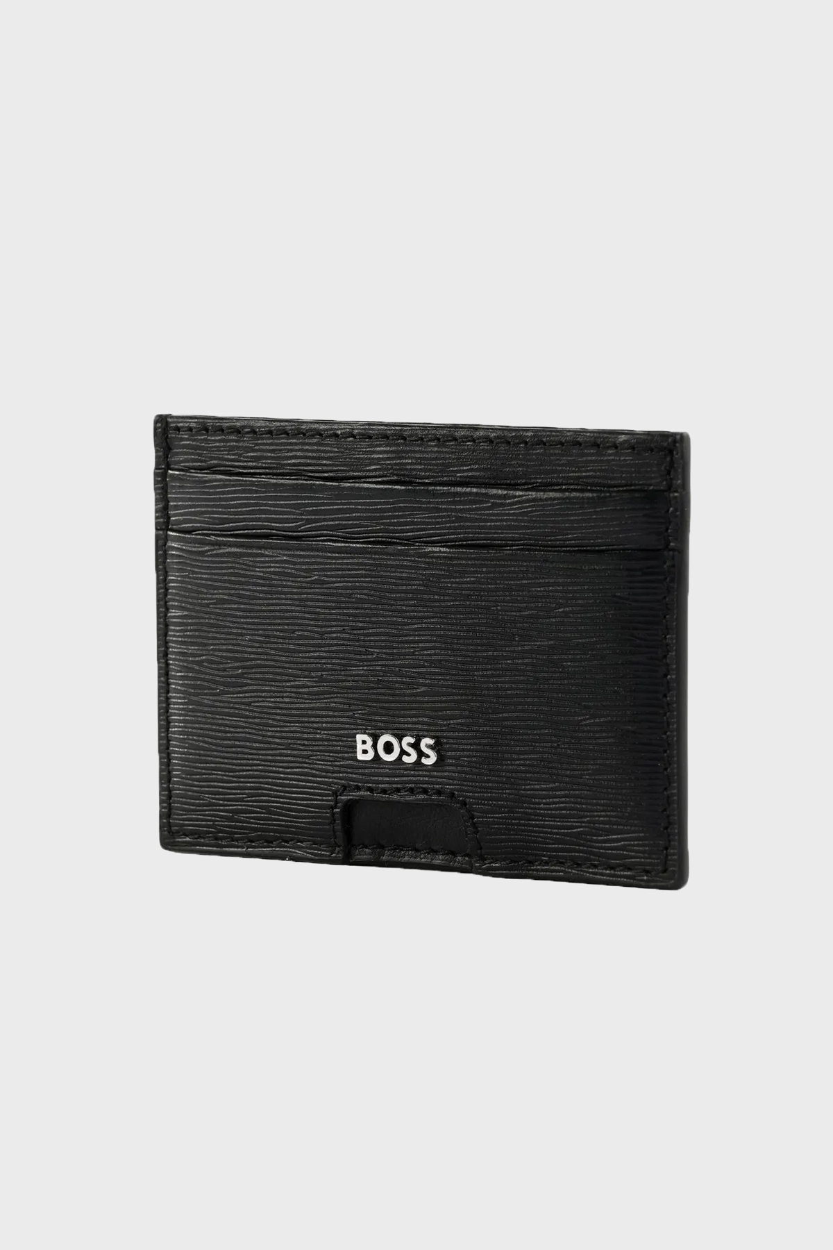 Boss Logolu Deri Erkek Kartlık 50548831 001 SİYAH