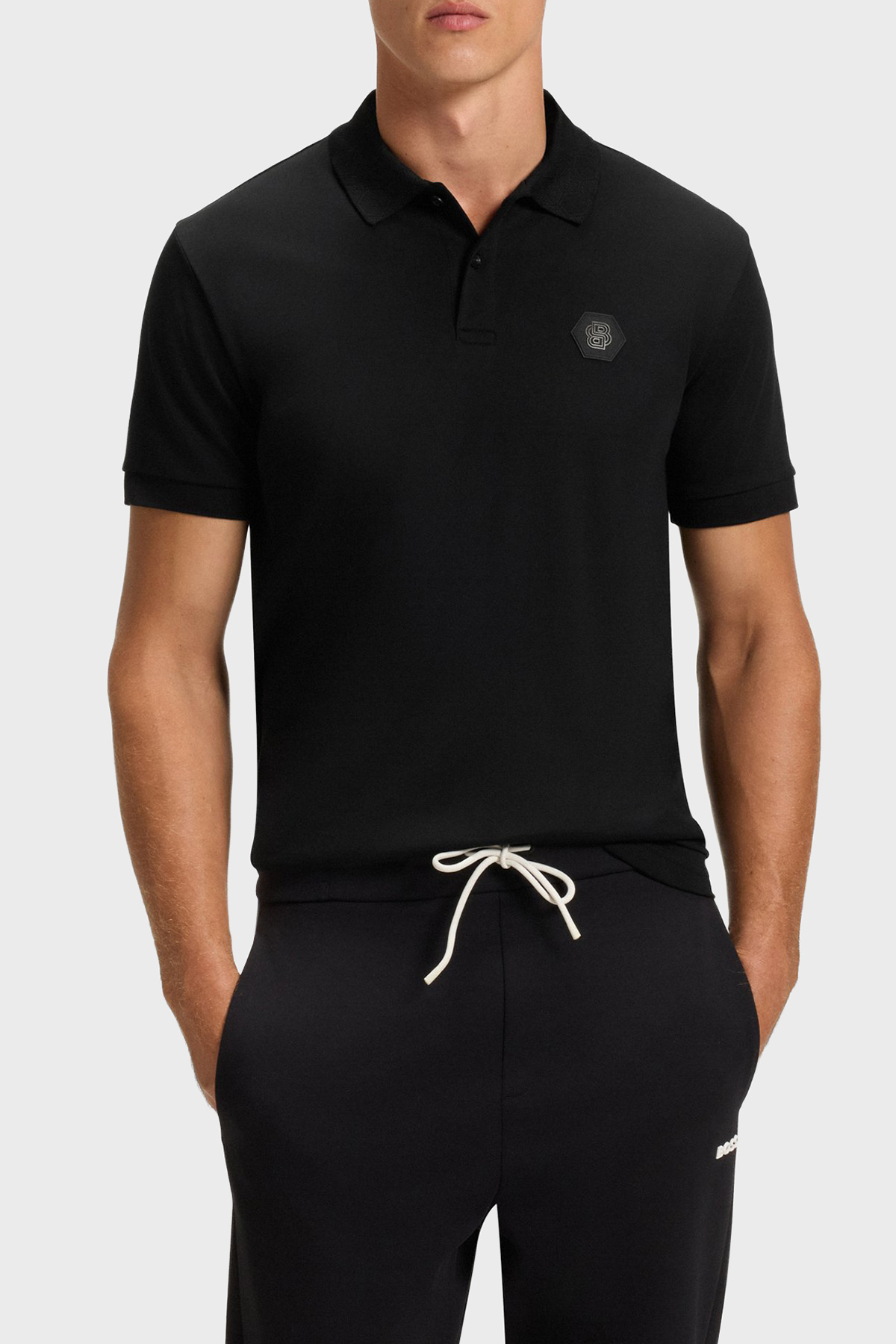 Boss Logolu Pamuklu Regular Fit Düğmeli Erkek Polo Yaka T Shirt 50543891 001 SİYAH