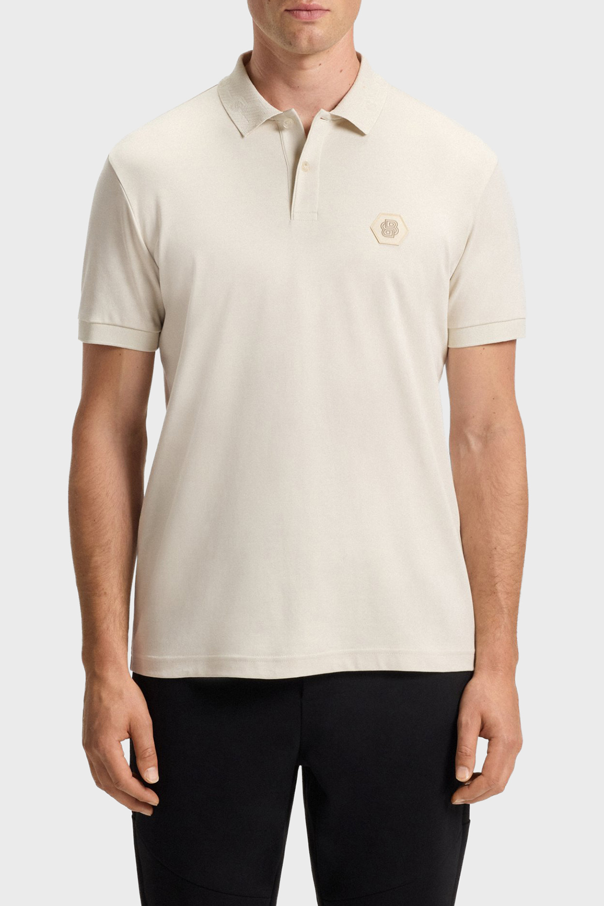 Boss Logolu Pamuklu Regular Fit Düğmeli Polo Yaka Erkek T Shirt 50543891 131 BEJ