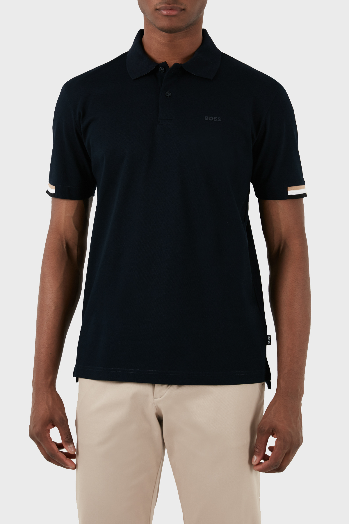 Boss Pamuklu Regular Fit Düğmeli Erkek Polo Yaka T Shirt 50467113 404 LACİVERT