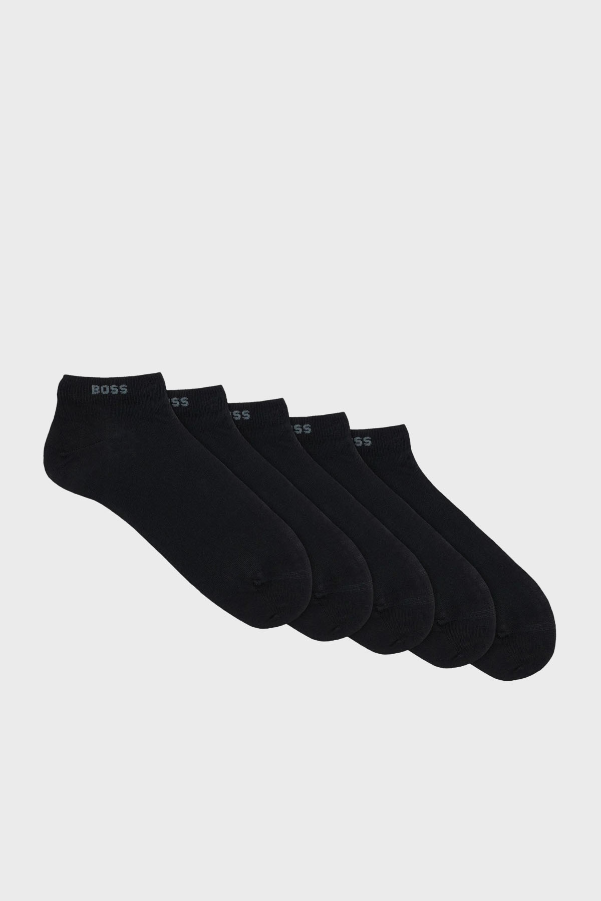Boss Logolu Streç Pamuklu 5 Pack Erkek Çorap 50493197 001 SİYAH