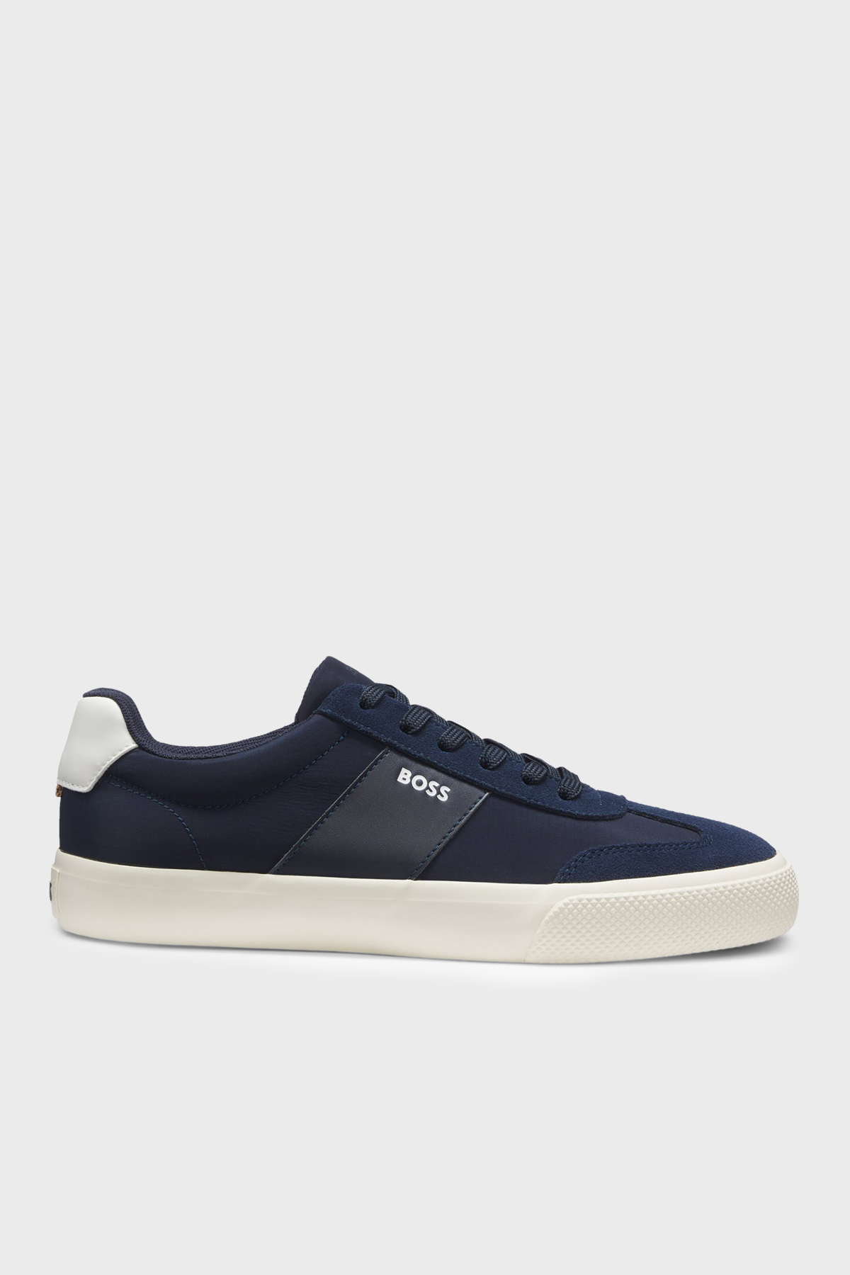 Boss Logolu Süet Sneaker Erkek Ayakkabı 50563847 401 LACİVERT