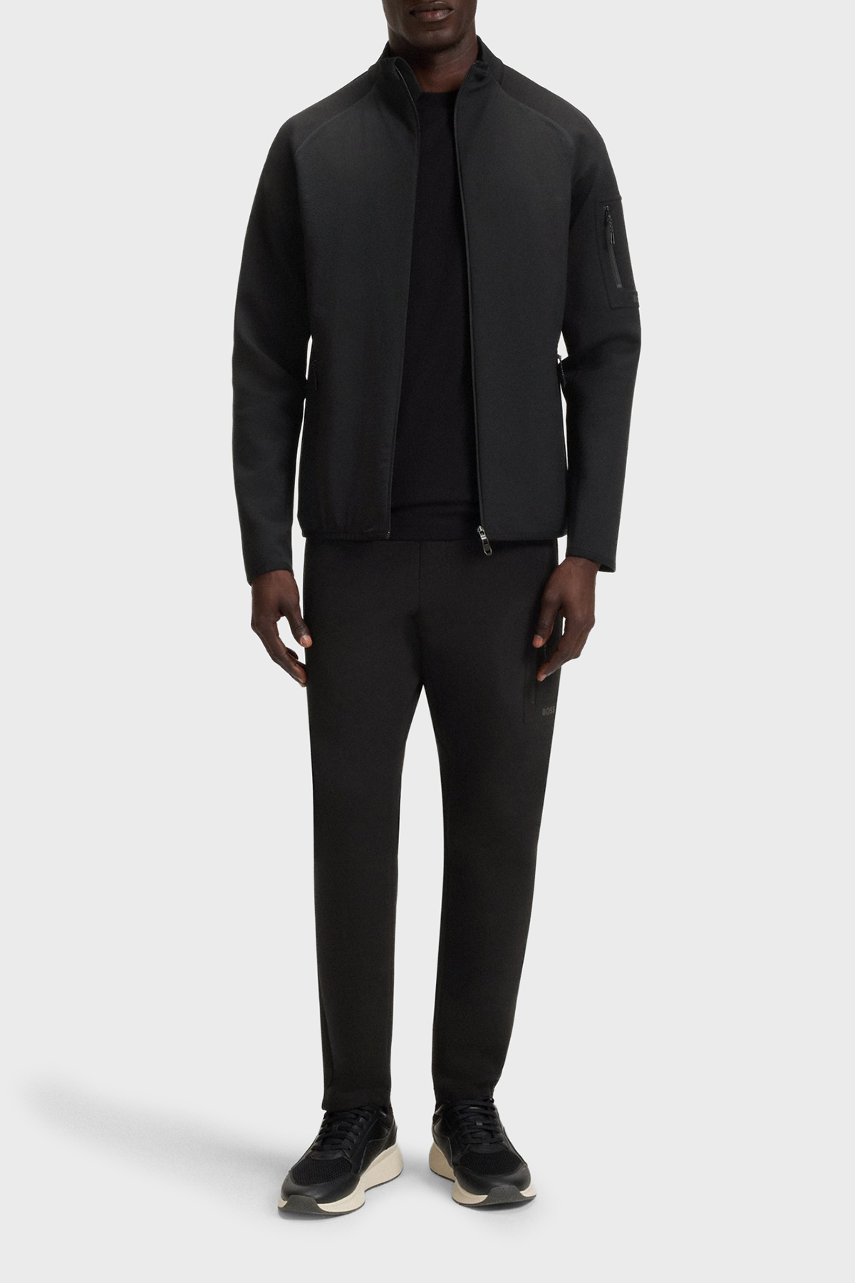 Boss Modal ve Pamuk Karışımlı Regular Fit Düz Paça Jogger Erkek Pantolon 50543913 001 SİYAH
