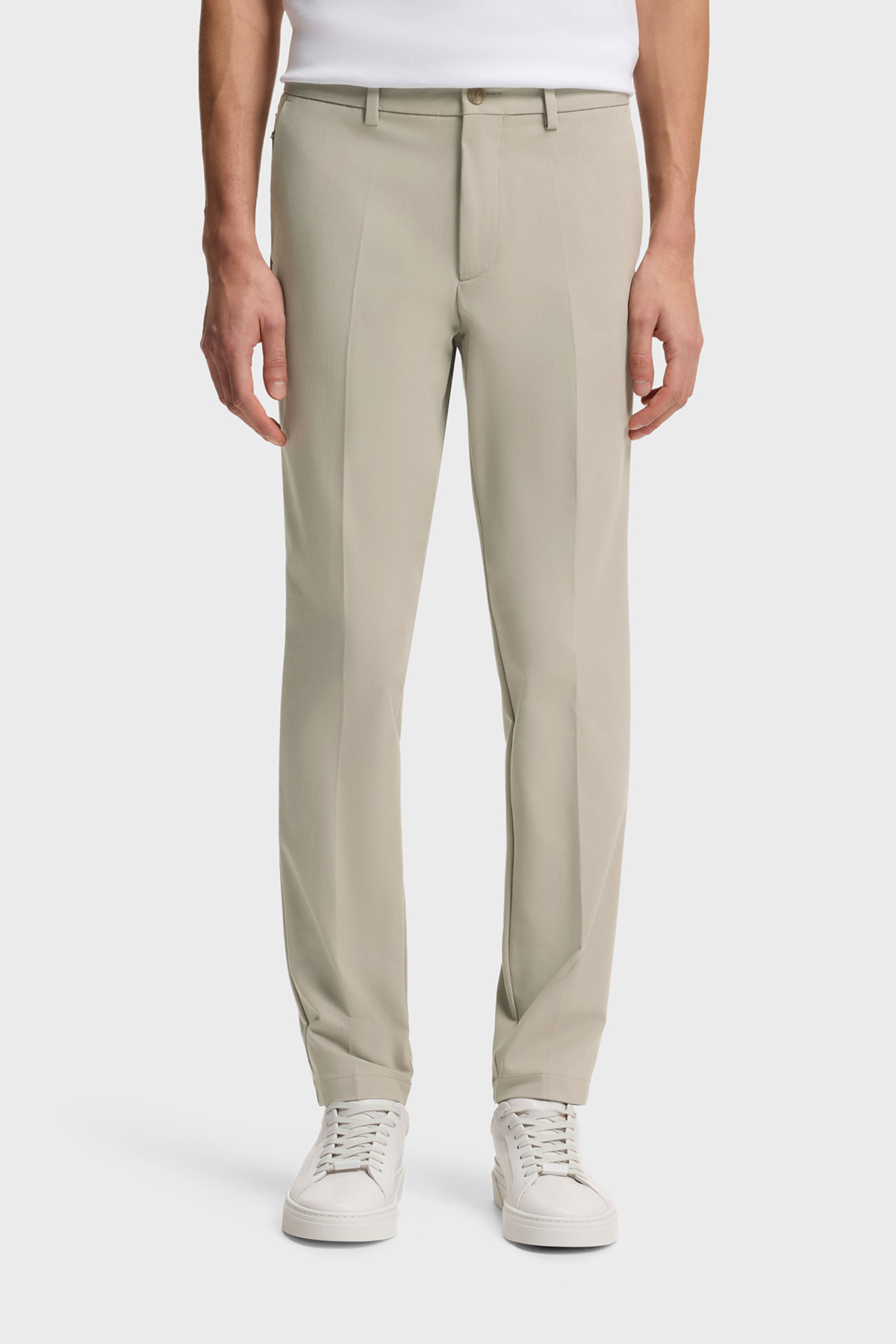 Boss Pamuk Karışımlı Slim Fit Daralan Paça Erkek Pantolon 50543945 294 GRİ