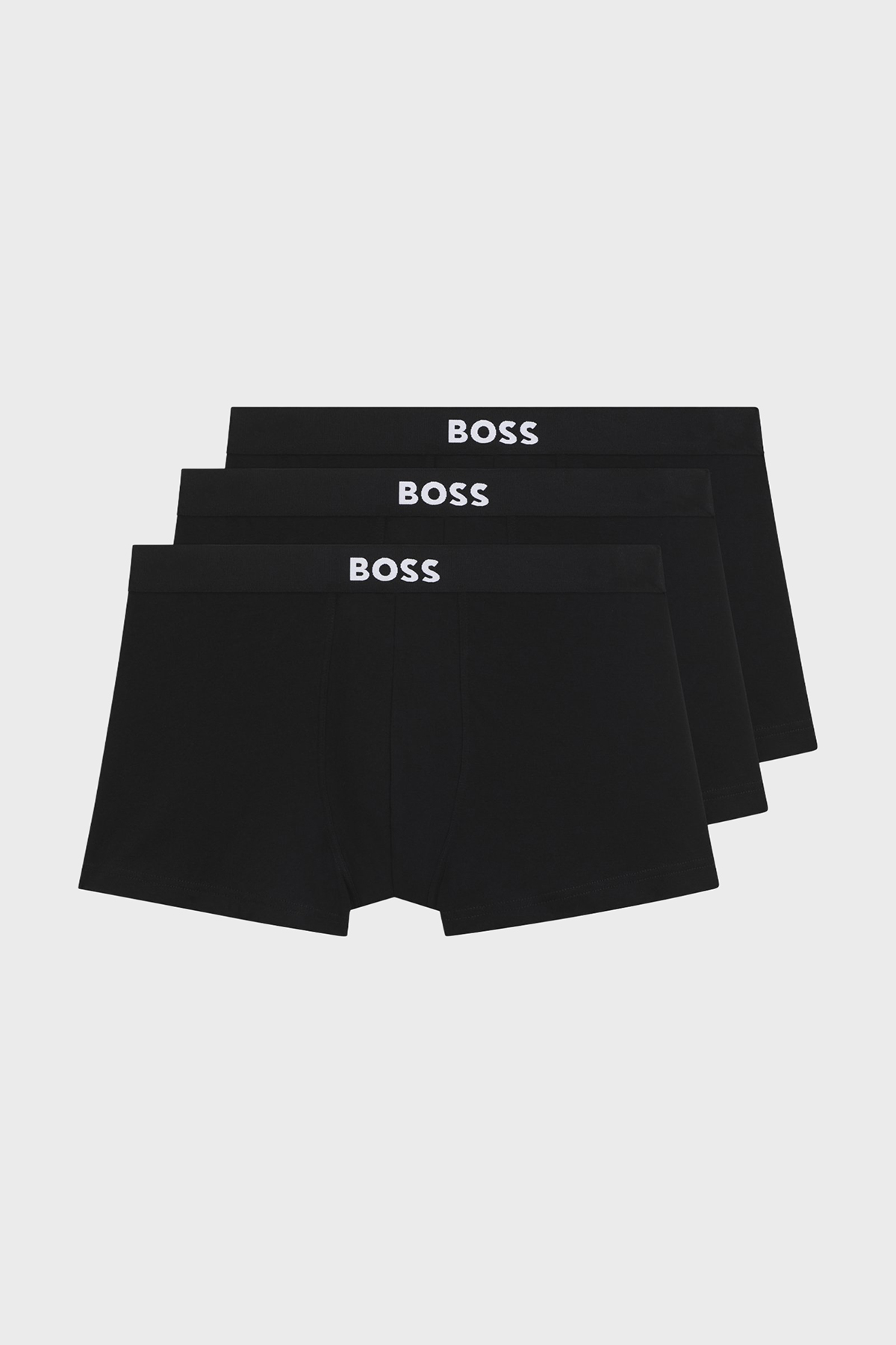 Boss Pamuklu Logolu 3 Pack Erkek Boxer 50544263 001 SİYAH