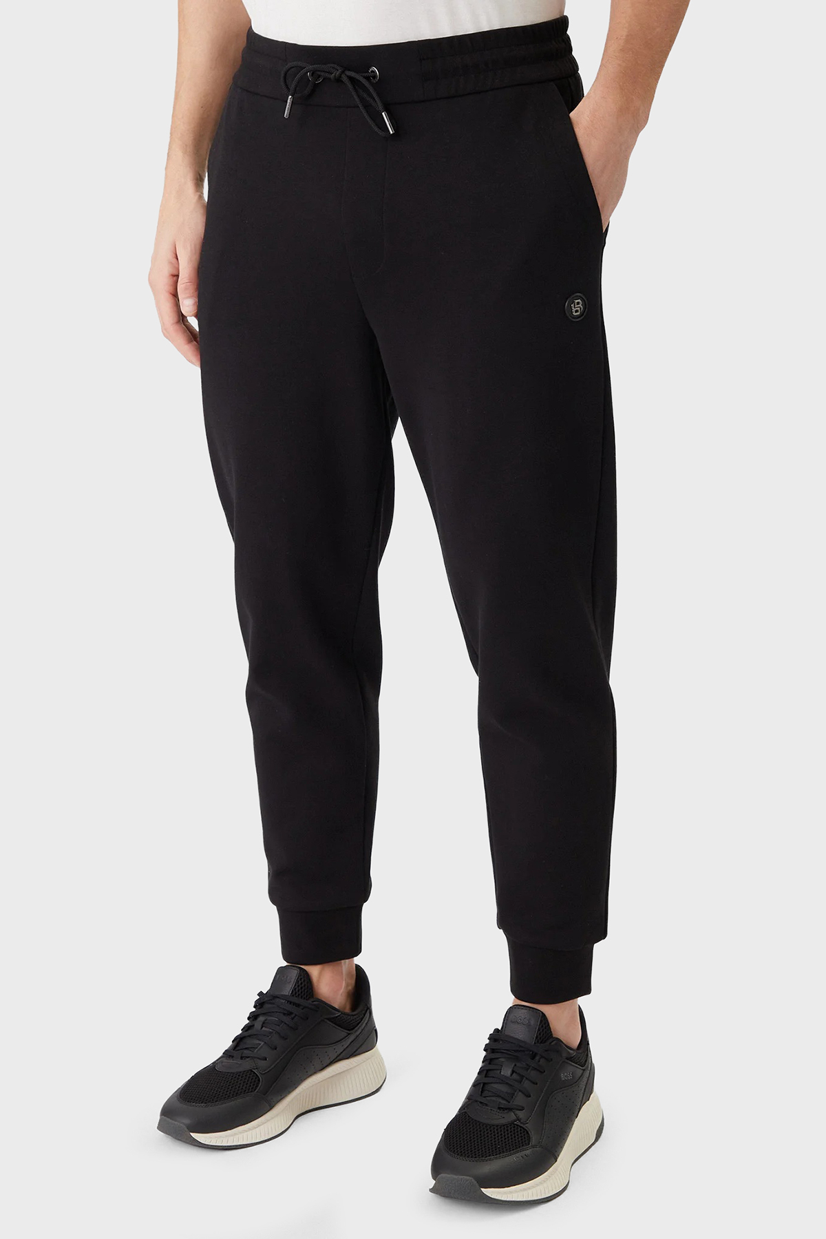 Boss Pamuklu Logolu Regular Fit Lastikli Paça Erkek Pantolon 50555853 001 SİYAH