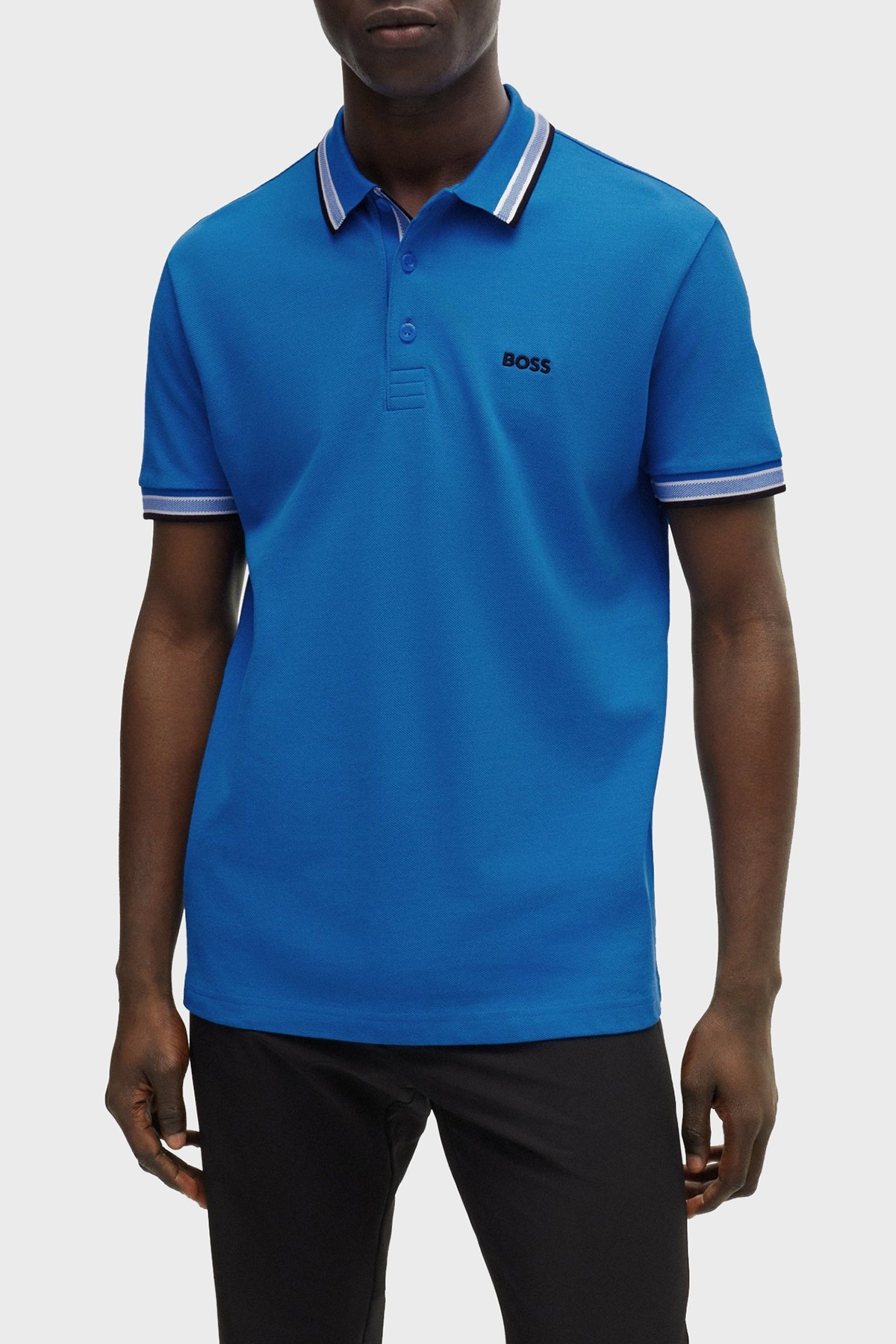 Boss Pamuklu Regular Fit Düğmeli Erkek Polo Yaka T Shirt 50469055 424 SAKS