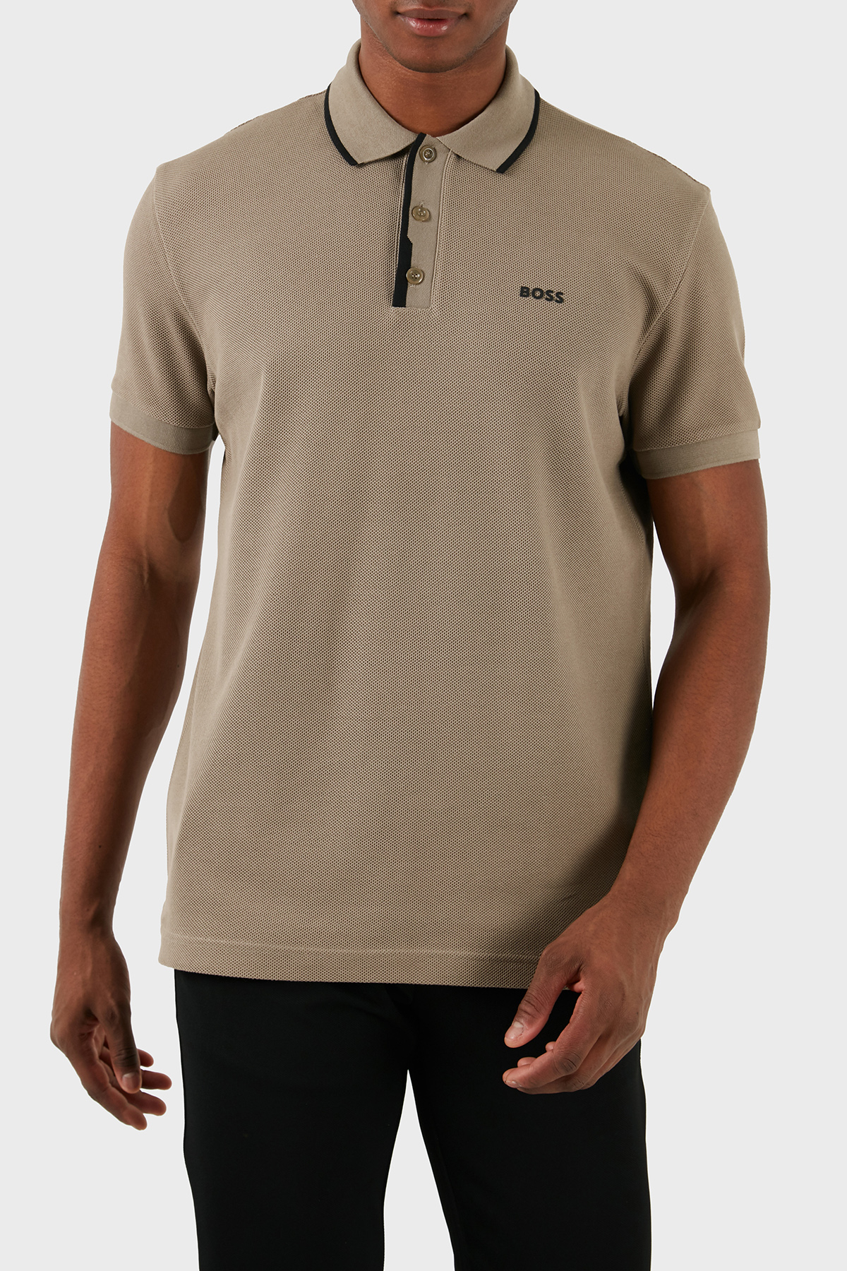 Boss Pamuklu Regular Fit Erkek Polo Yaka T Shirt 50512742 334 HAKİ
