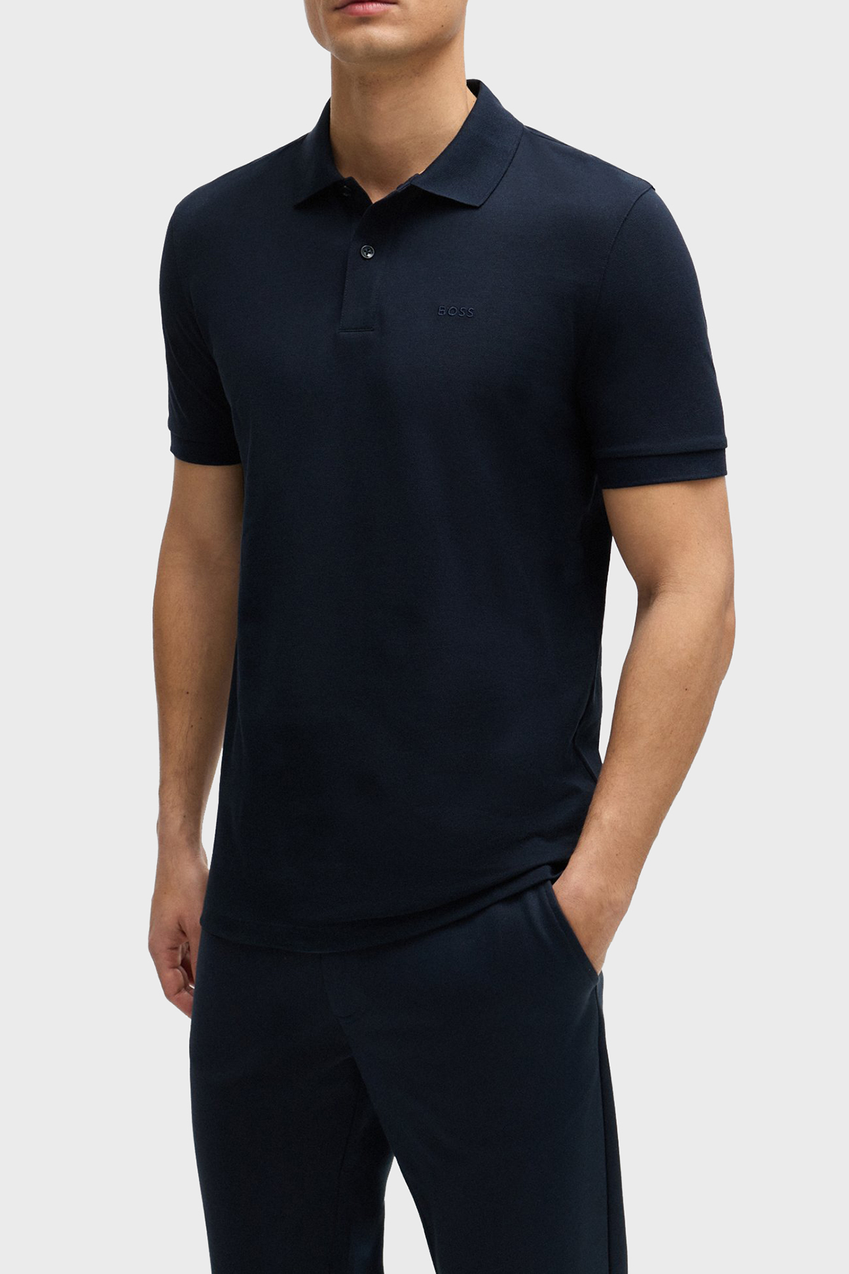 Boss Pamuklu Regular Fit Erkek Polo Yaka T Shirt 50520297 404 LACİVERT