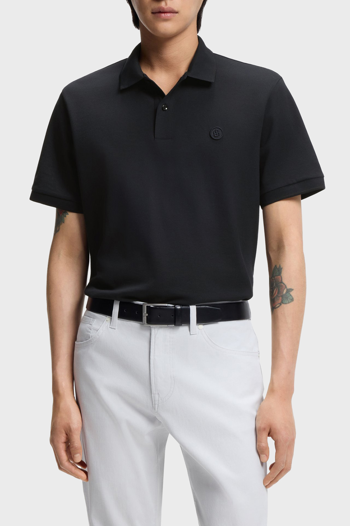 Boss Pamuklu Regular Fit Logolu Düğmeli Erkek Polo 50555300 404 LACİVERT